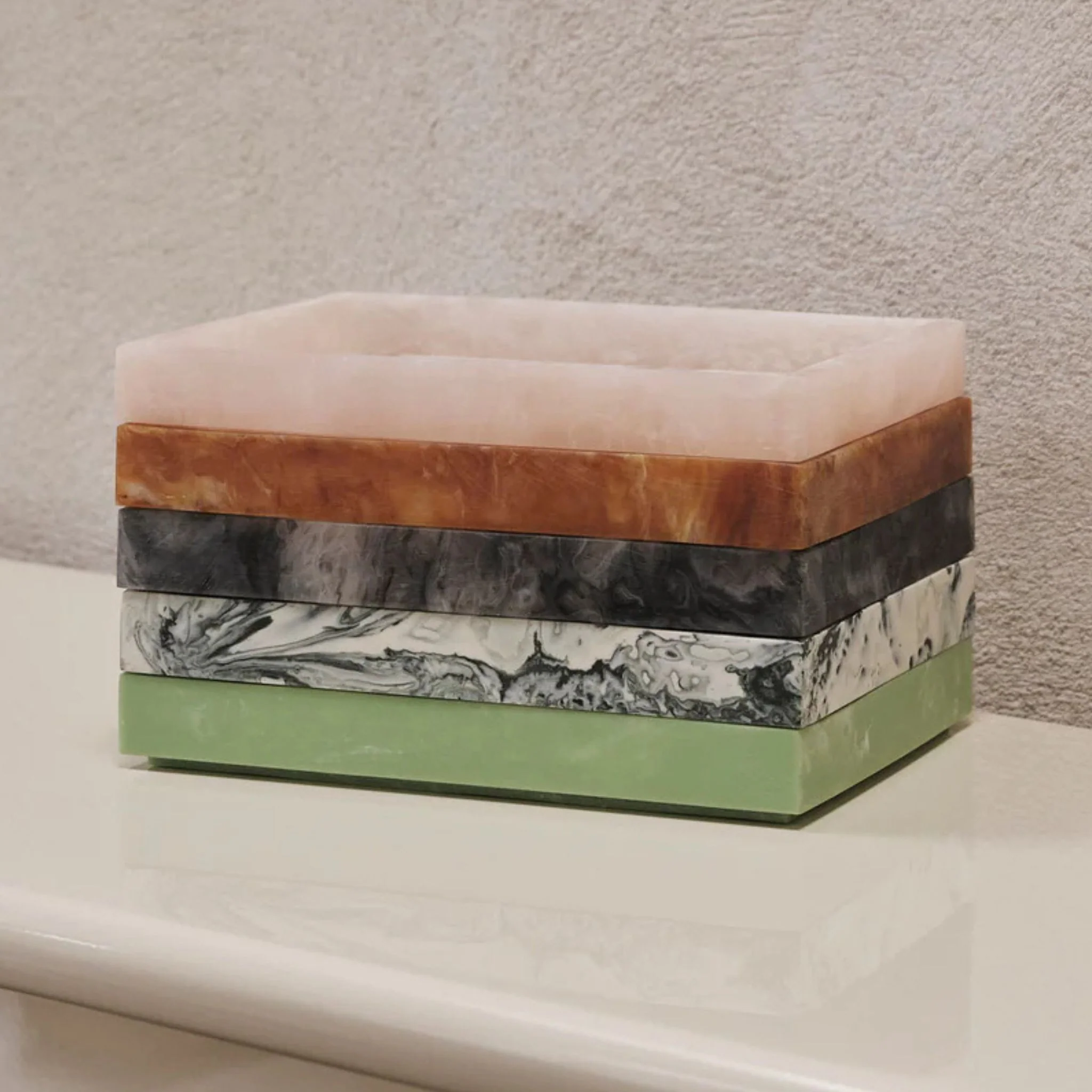 FERM LIVING Mist Tray, 15x20cm, Emerald Off-white - Image 5