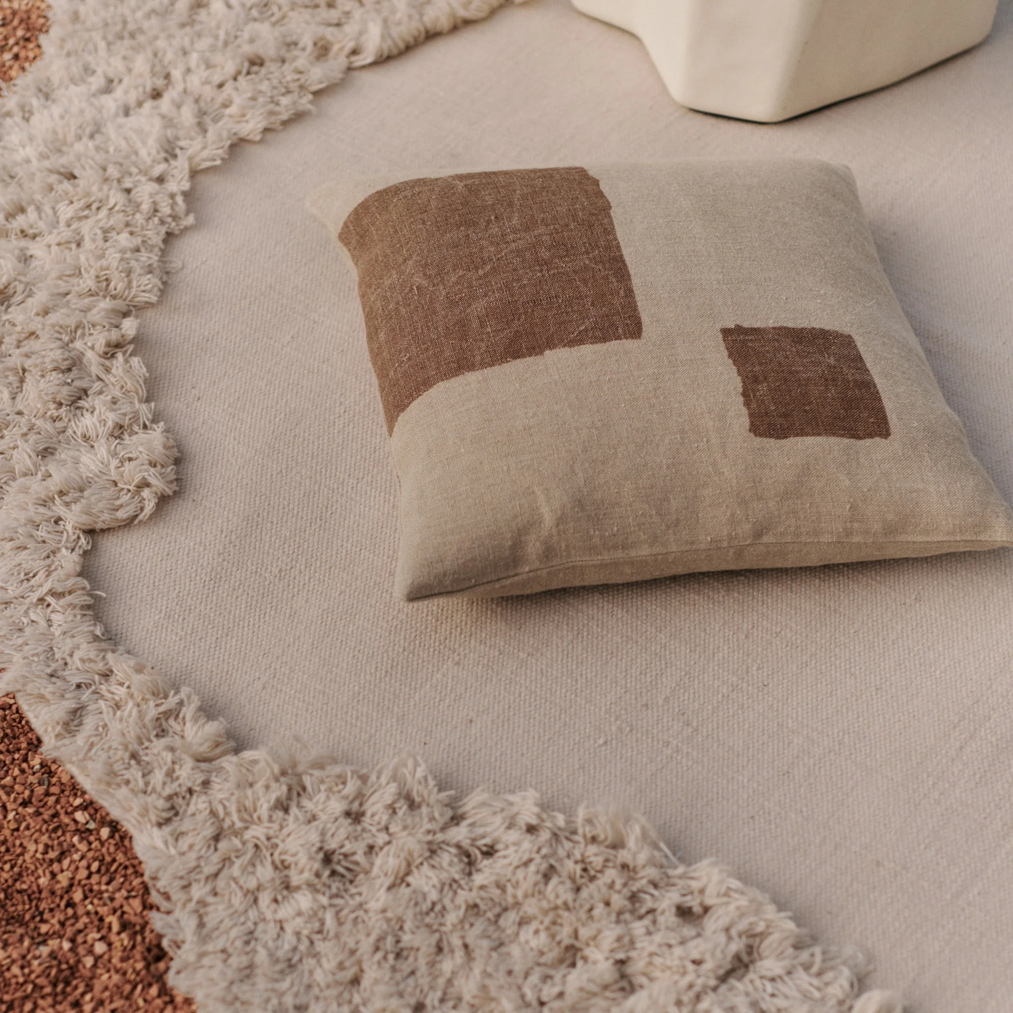 FERM LIVING Norte Outdoor Rug, (D)210cm ,  Natural - Image 4