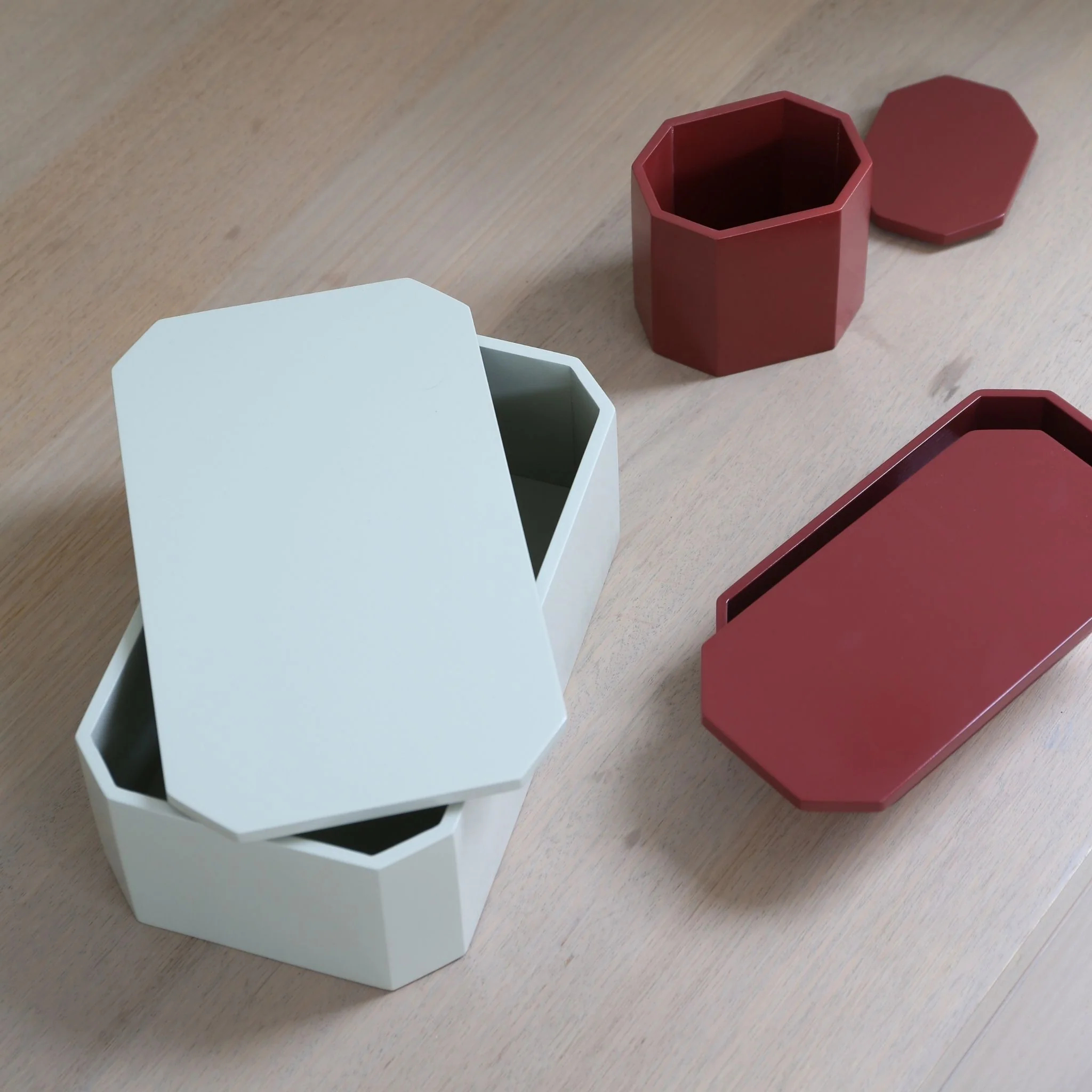 FERM LIVING Nova Storage Box, 25x15cm, Light Celedon - Image 2