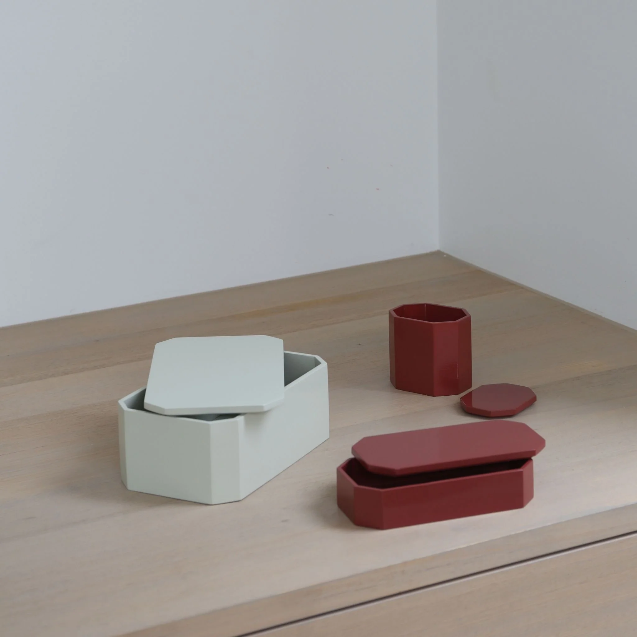 FERM LIVING Nova Storage Box, 25x15cm, Light Celedon - Image 7