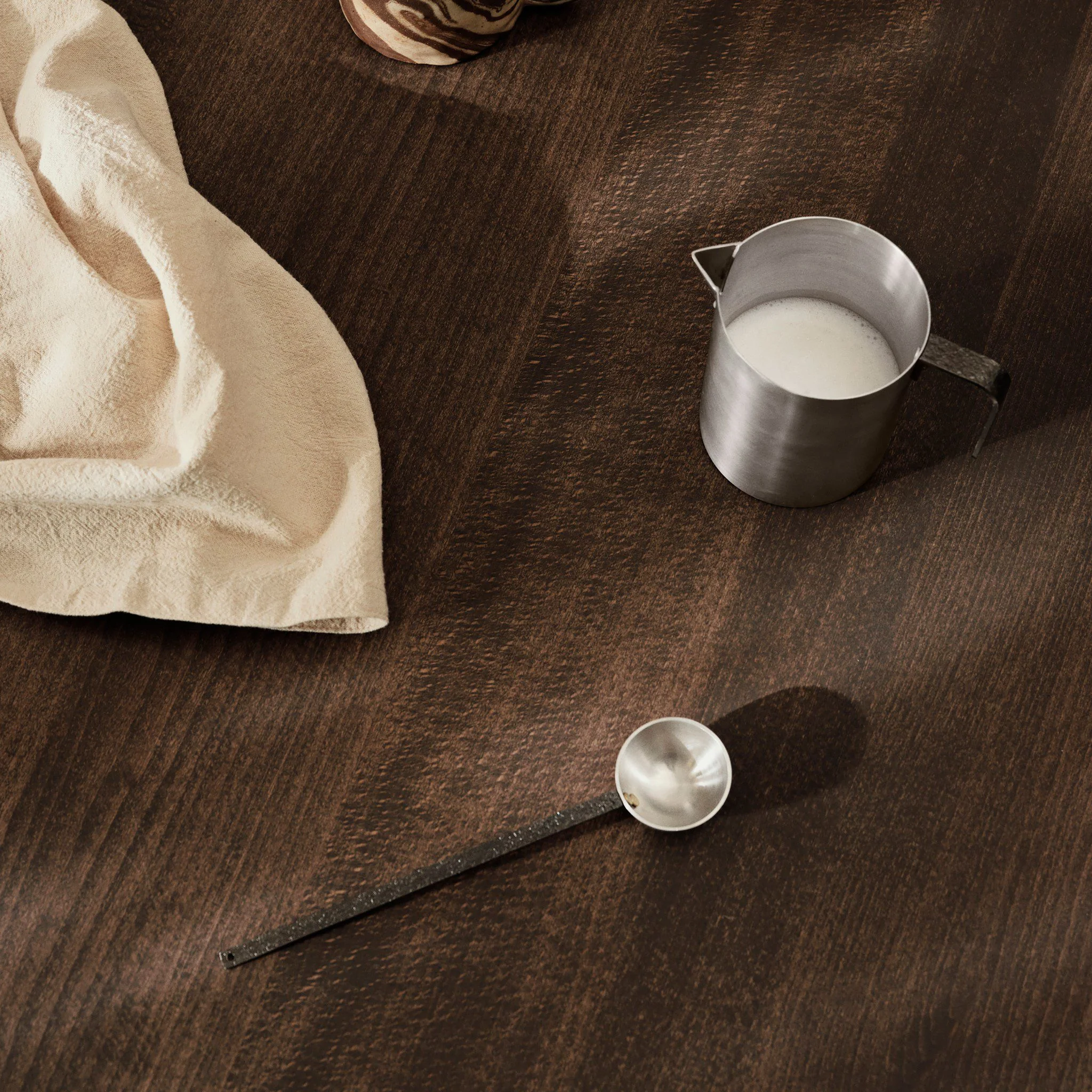 FERM LIVING Obra Milk Jug, Stainless Steel - Image 3