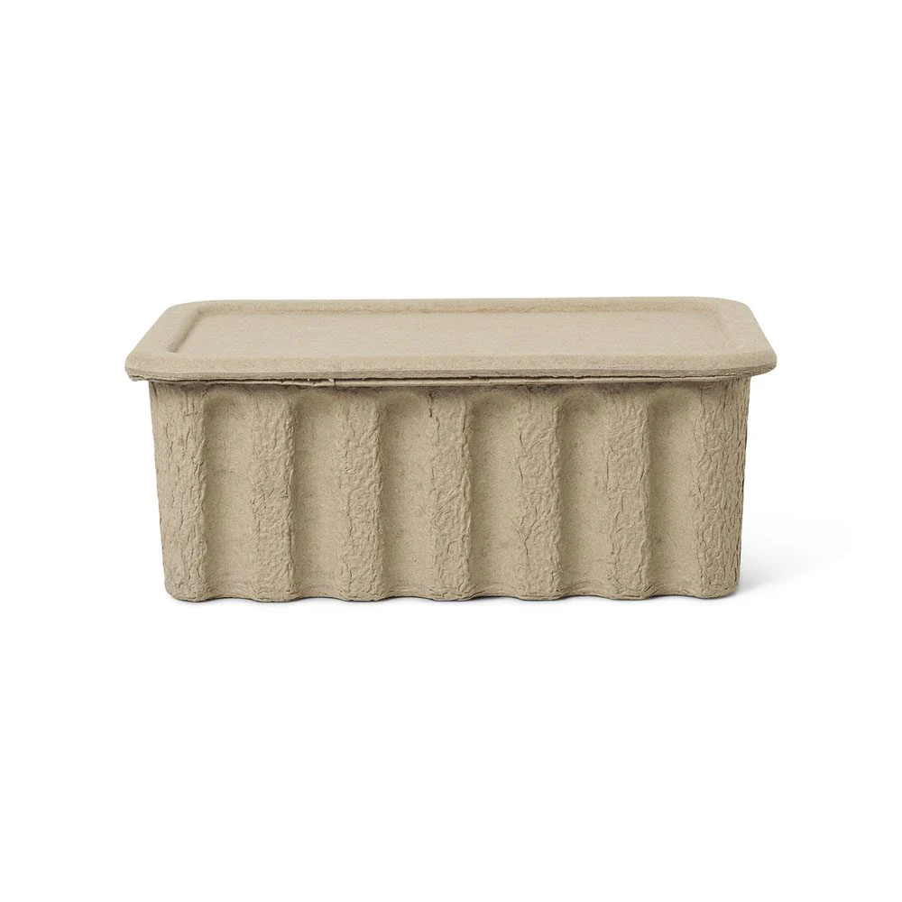 FERM LIVING Paper Pulp Storage Box, Large (Set of 2) - Image 8