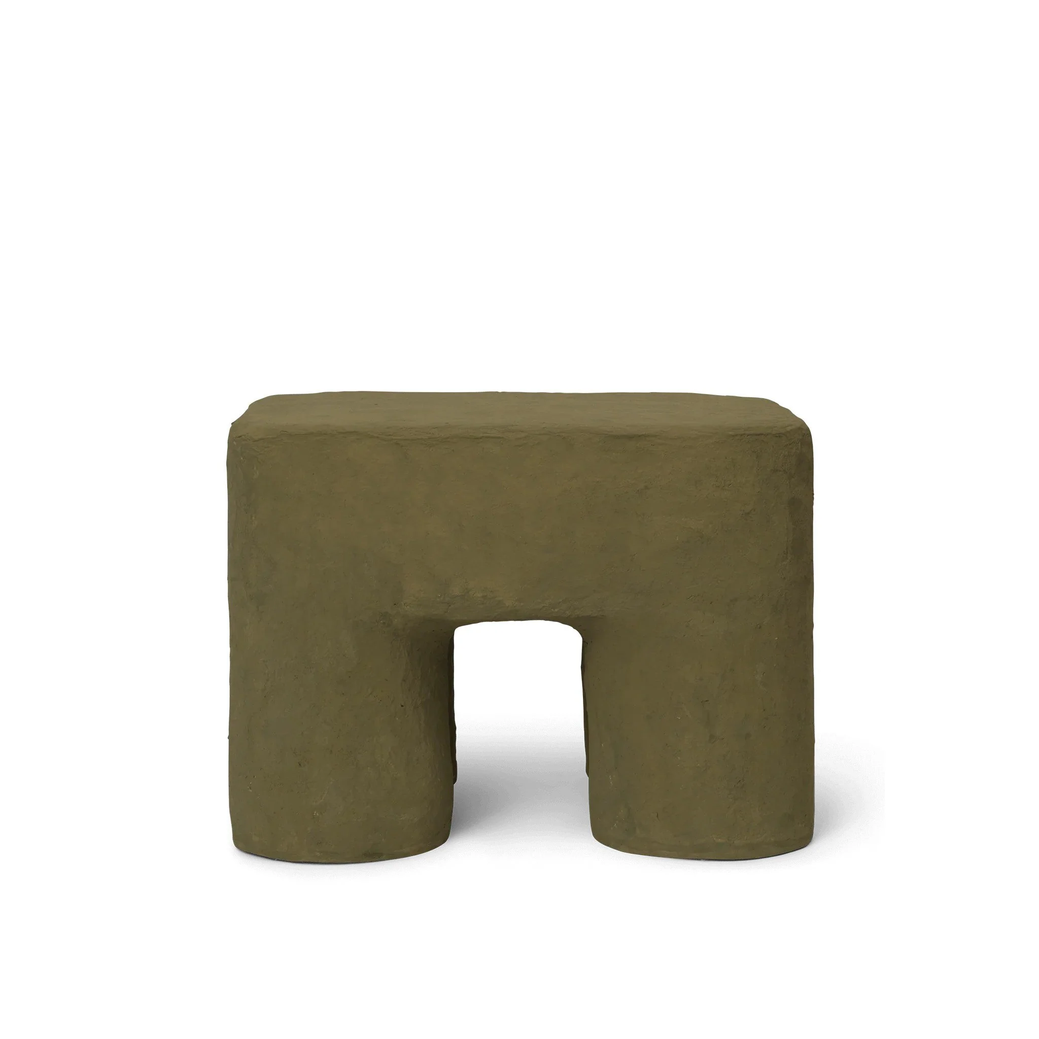 FERM LIVING Podo Stool, Khaki - Image 3