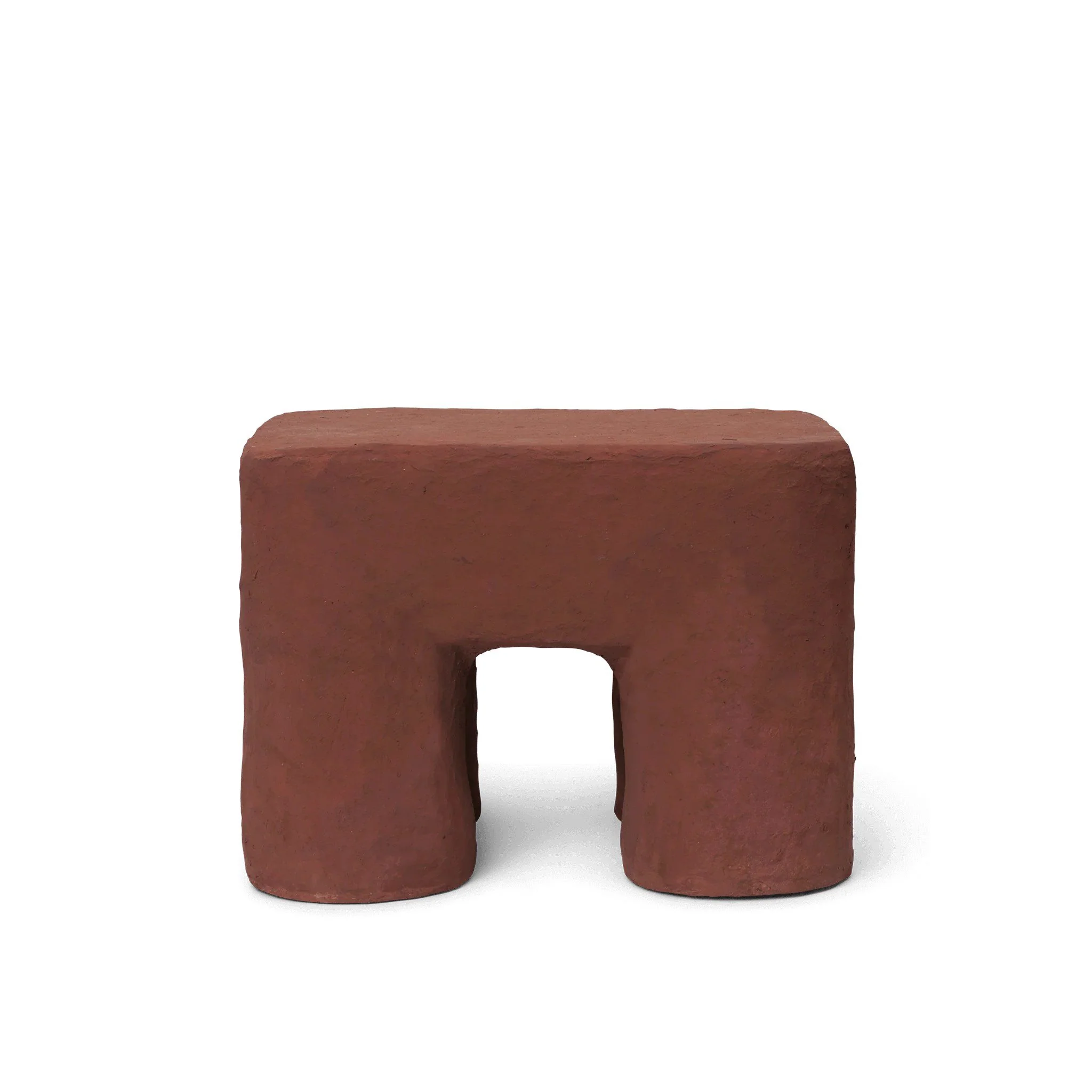 FERM LIVING Podo Stool, Red Brown - Image 6