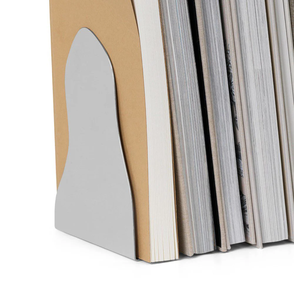 FERM LIVING Pond Bookends, Mirror Polished (Set of 2) - Image 6