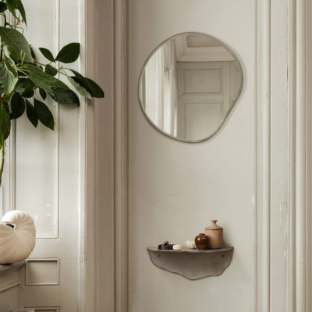 FERM LIVING Pond Mirror Small, Brass - Image 5