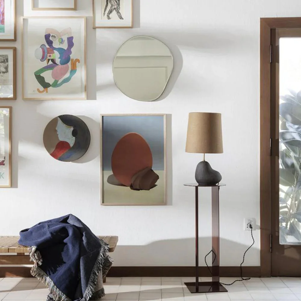 FERM LIVING Pond Mirror Small, Dark Chrome - Image 3