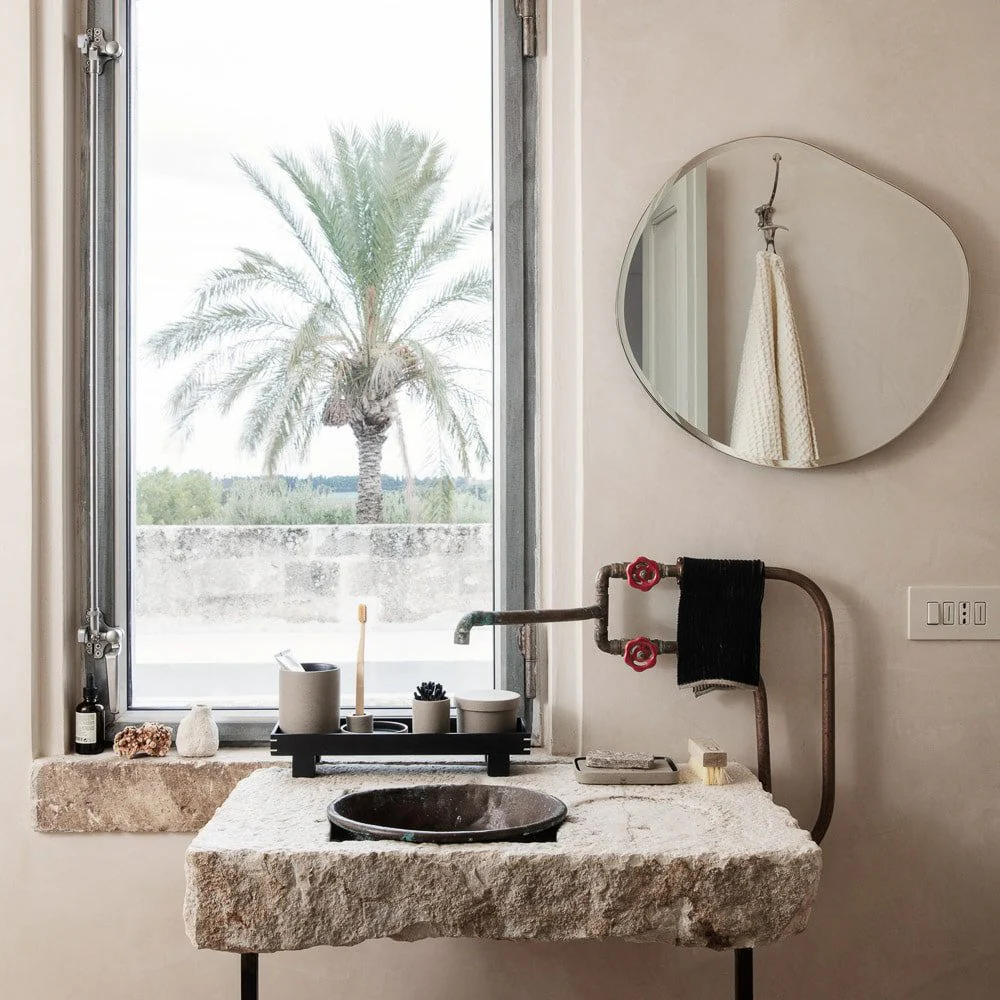 FERM LIVING Pond Mirror Small, Dark Chrome - Image 4