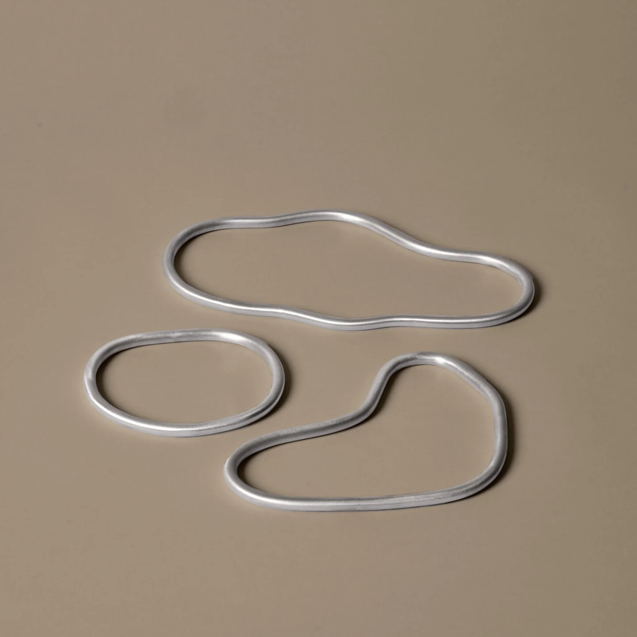 FERM LIVING Pond Trivets, Aluminium (Set of 3) - Image 2