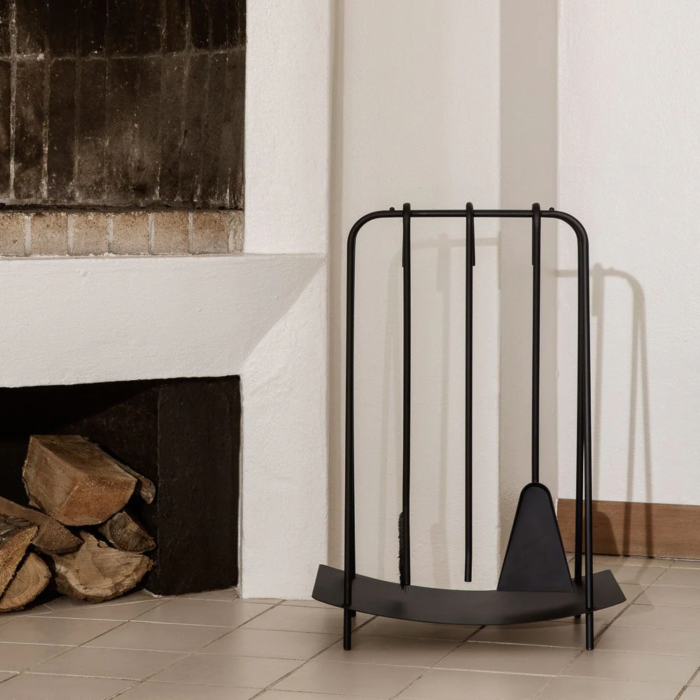 FERM LIVING Port Fireplace Tools, Black - Image 5