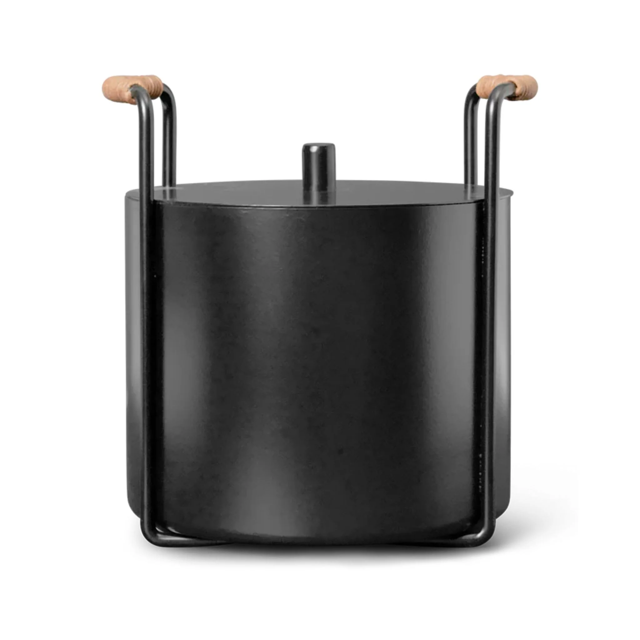 FERM LIVING Port Kindling & Ash Bucket, Black - Image 2