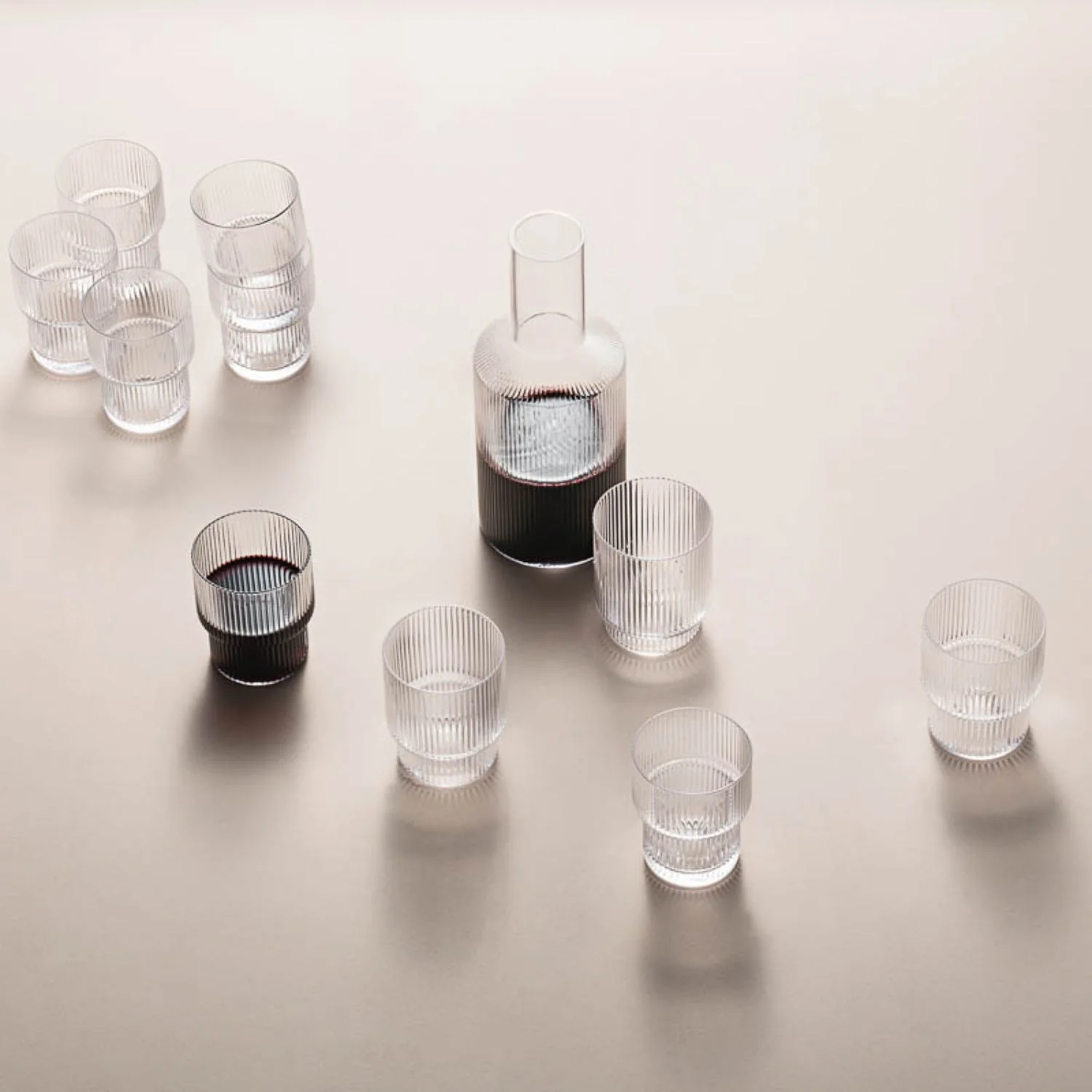 FERM LIVING Ripple Carafe, Clear - Image 6