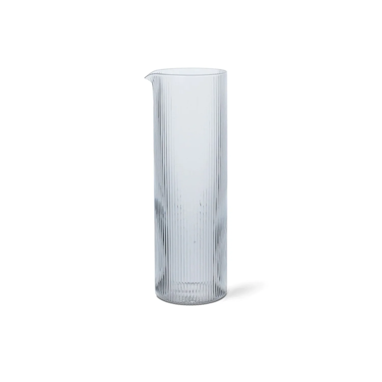 FERM LIVING Ripple Water Jug, Clear