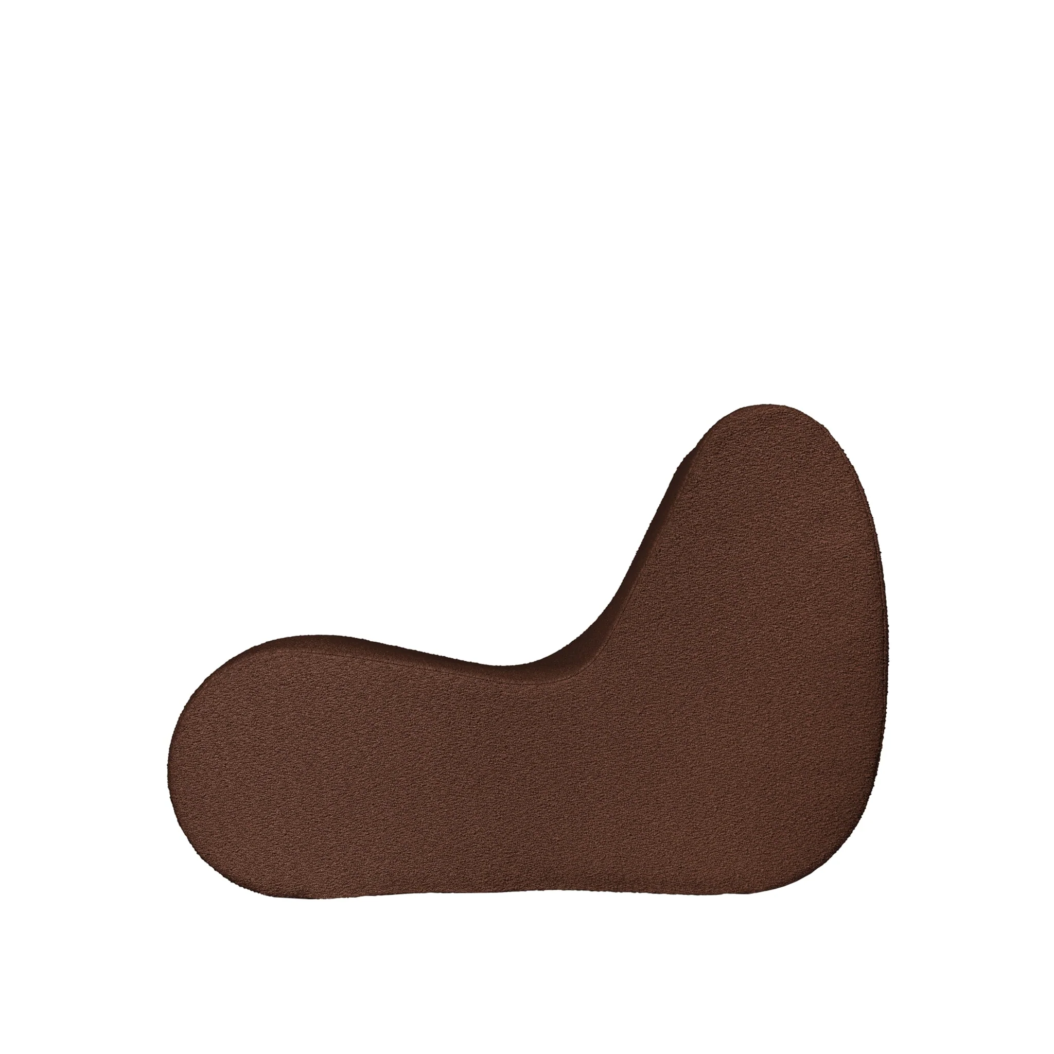 PRE-ORDER │ FERM LIVING Rouli Center Module, Pure Bouclé/Chestnut Brown - Image 3