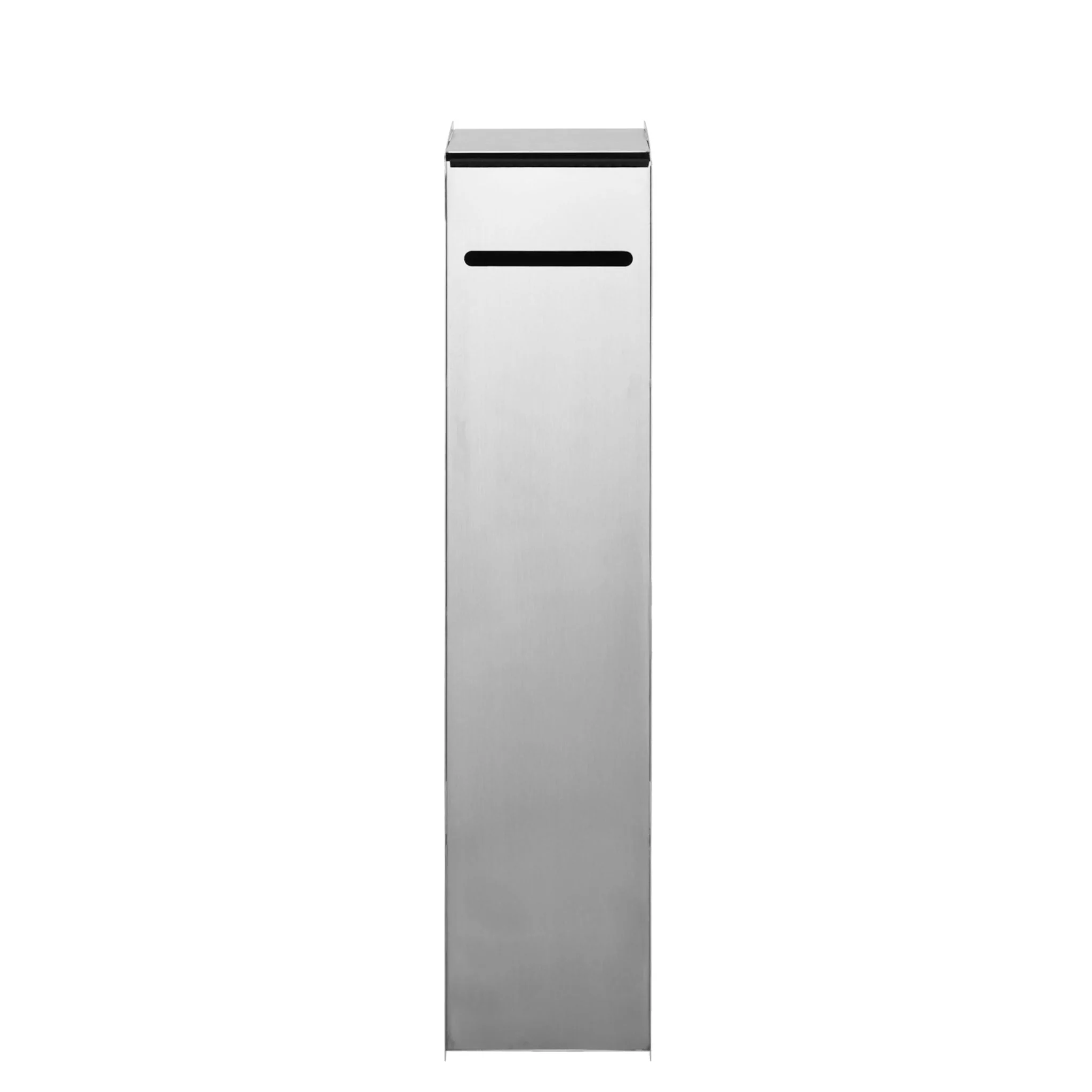 FERM LIVING Sama Toilet Paper Dispenser, Brushed Steel - Image 2