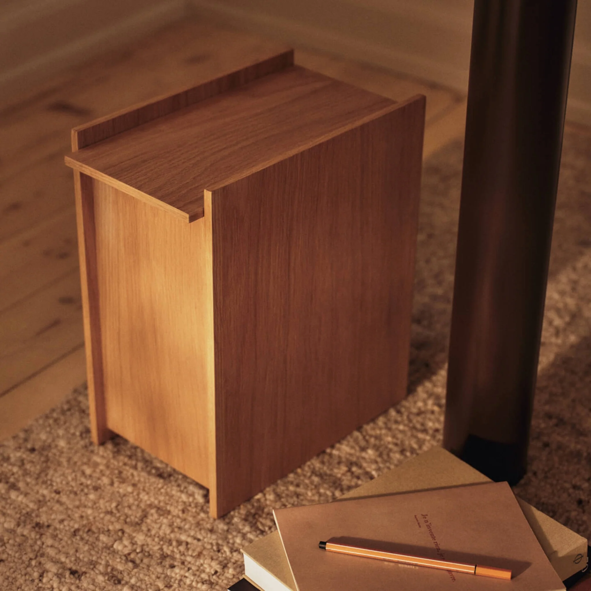 FERM LIVING Sama Wooden Bin, Oak - Image 2