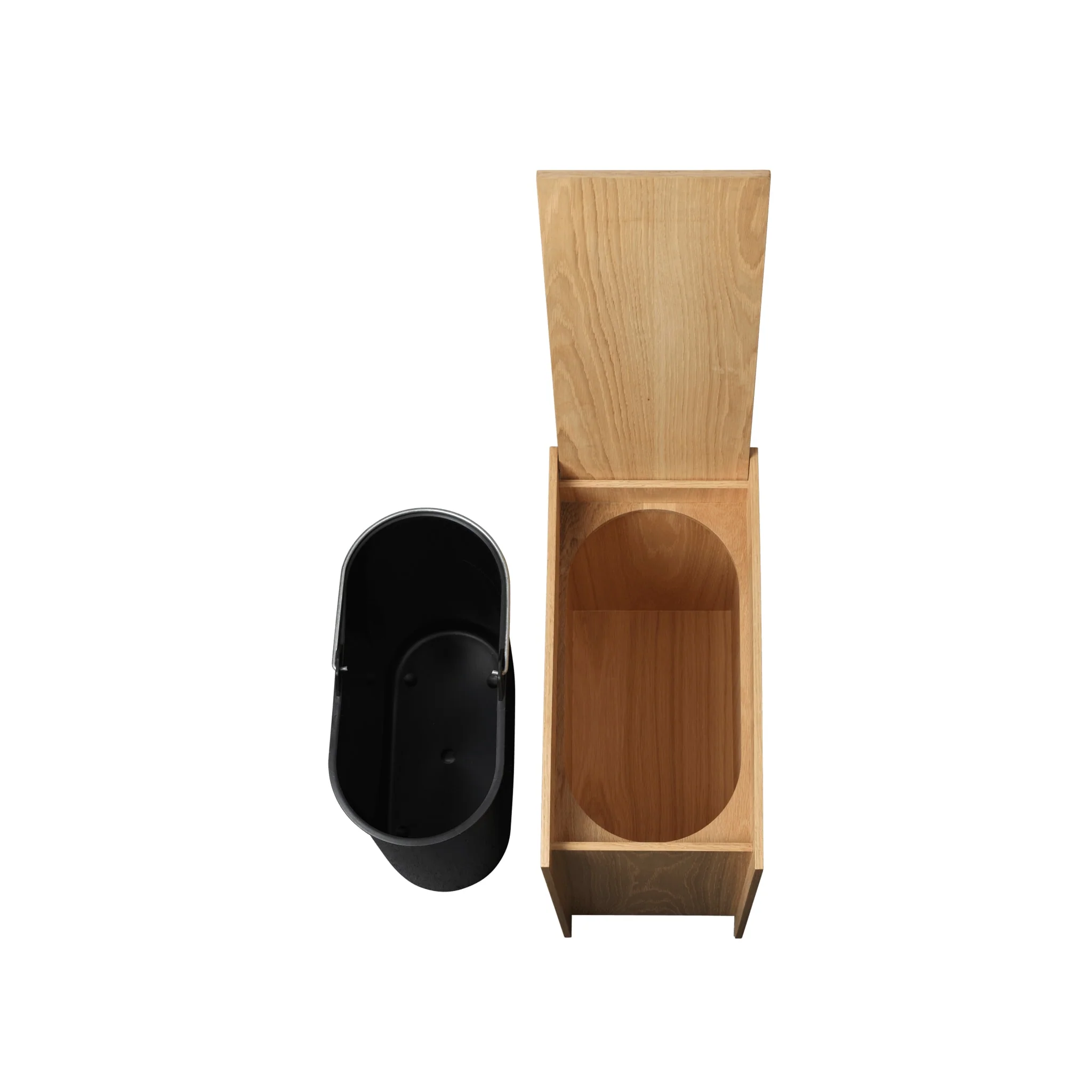 FERM LIVING Sama Wooden Bin, Oak - Image 5