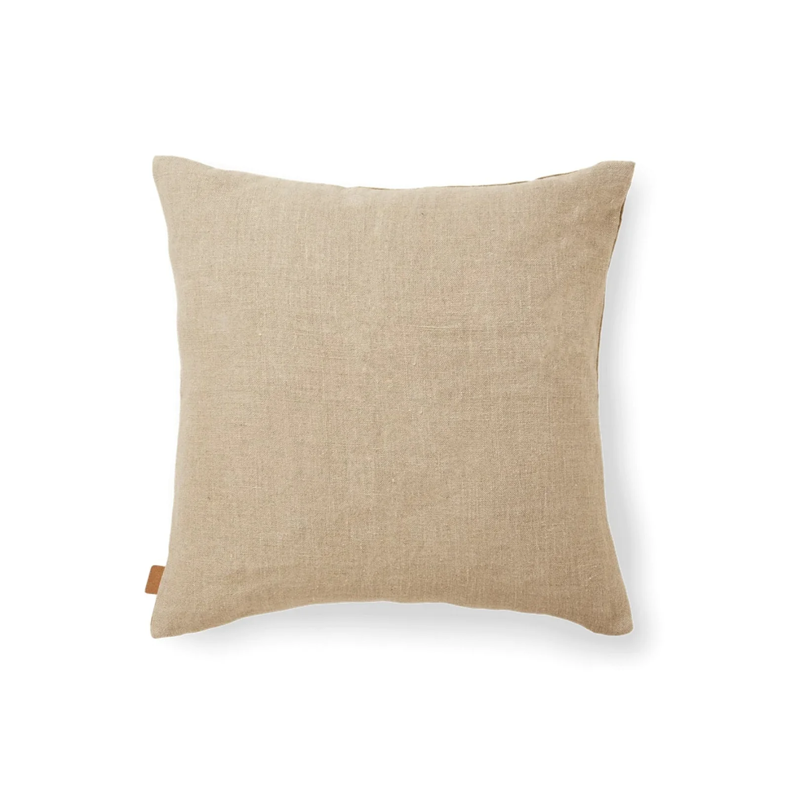 FERM LIVING Senti Stripe Cushion, Dark Sand/Linen - Image 3