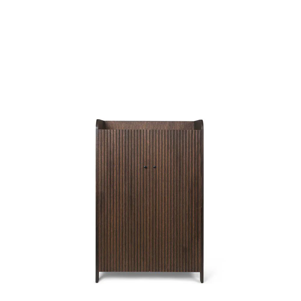 PRE-ORDER │ FERM LIVING Sill Cupboard, Low, Dark Stained Oak
