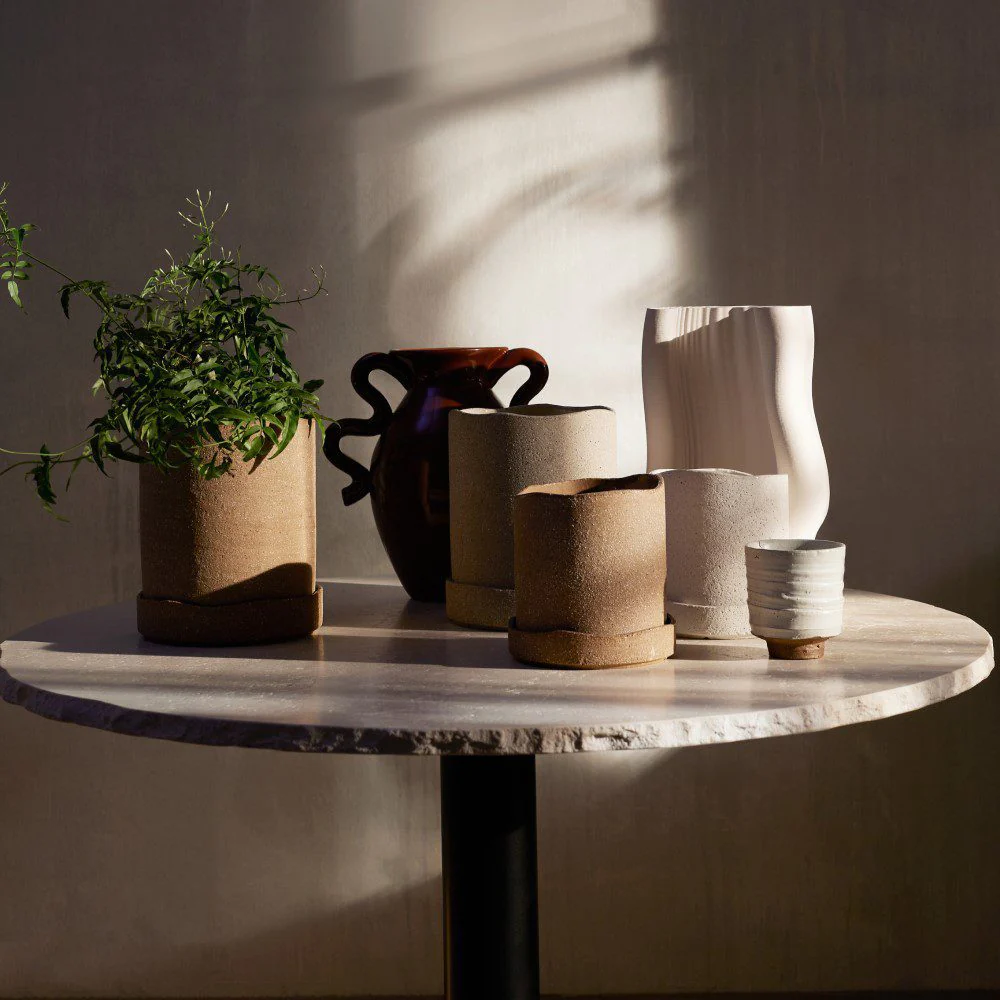 FERM LIVING Uneru Pot, White, Ø16cm - Image 3