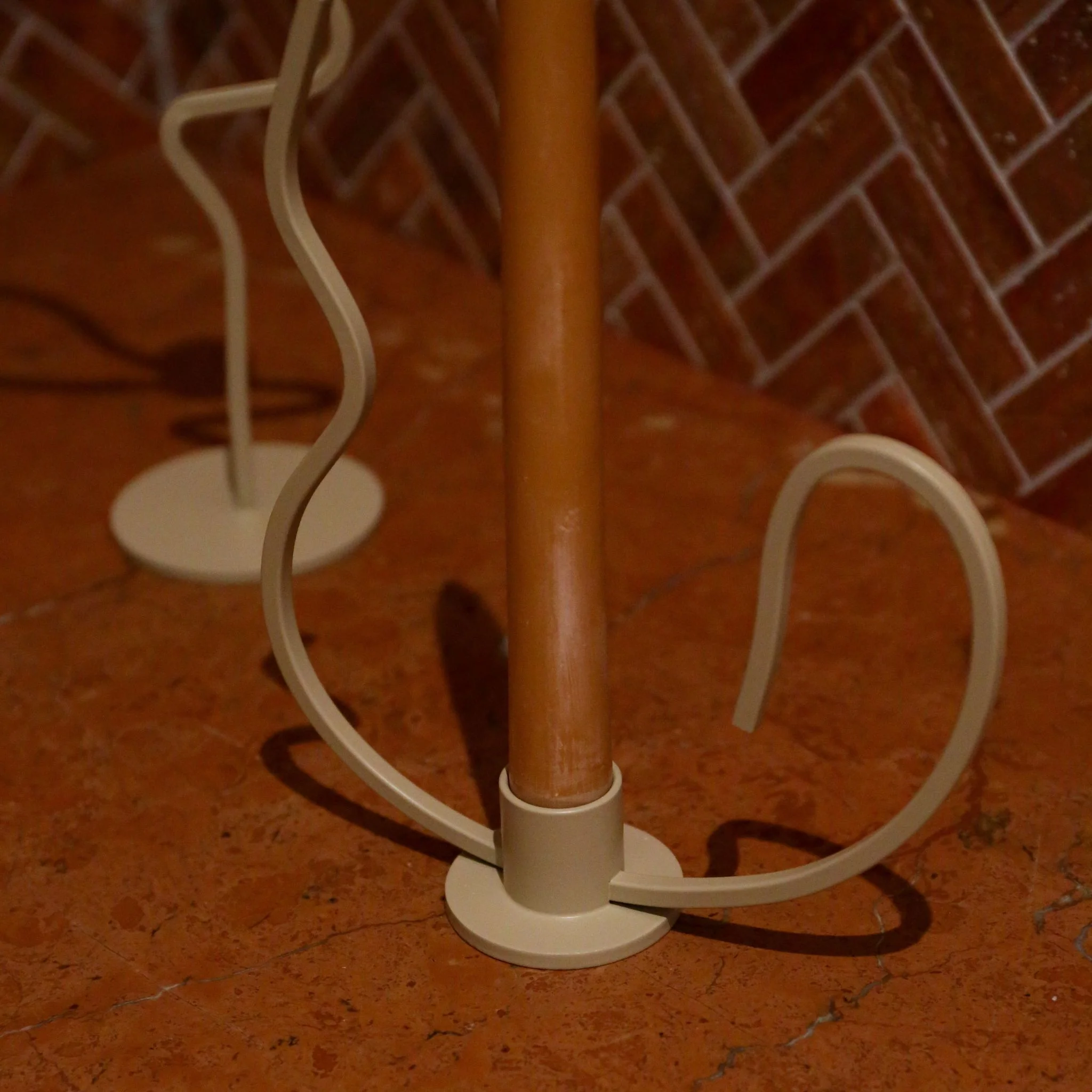 FERM LIVING Valse Candle Holder, Low, Cashmere - Image 3