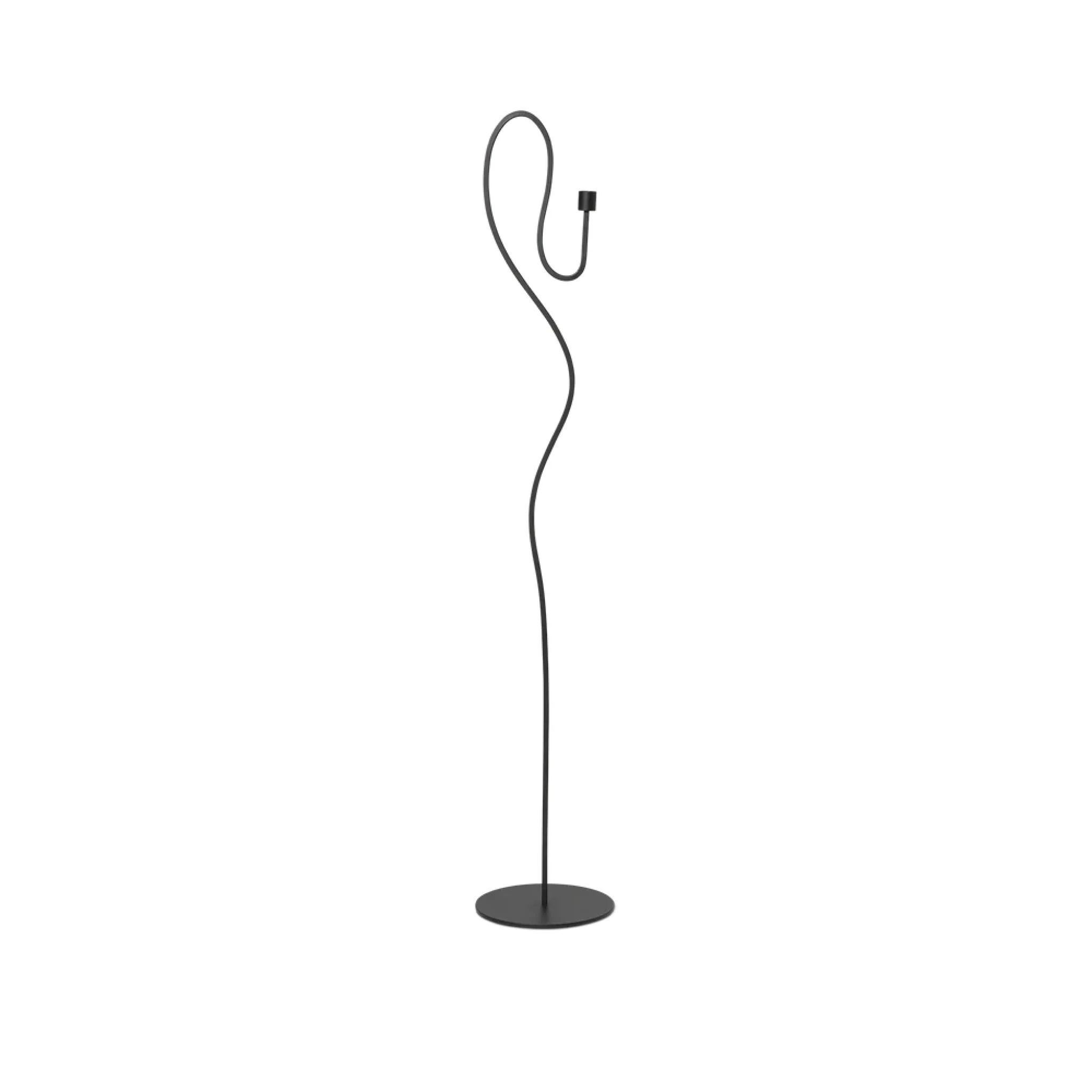 FERM LIVING Valse Floor Candle Holder, Black - Image 3