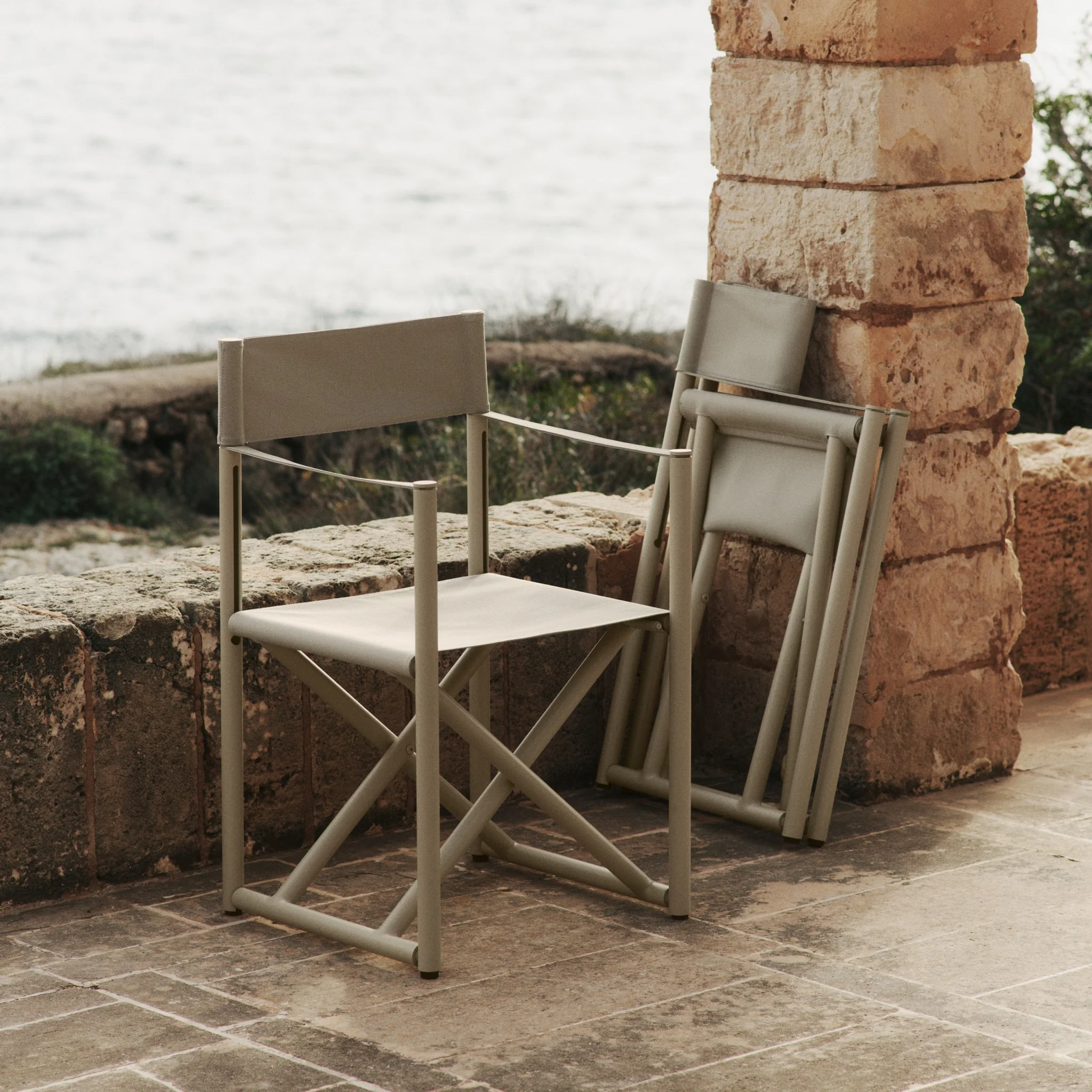 FERM LIVING Voya Folding Chair, Cashmere - Image 7