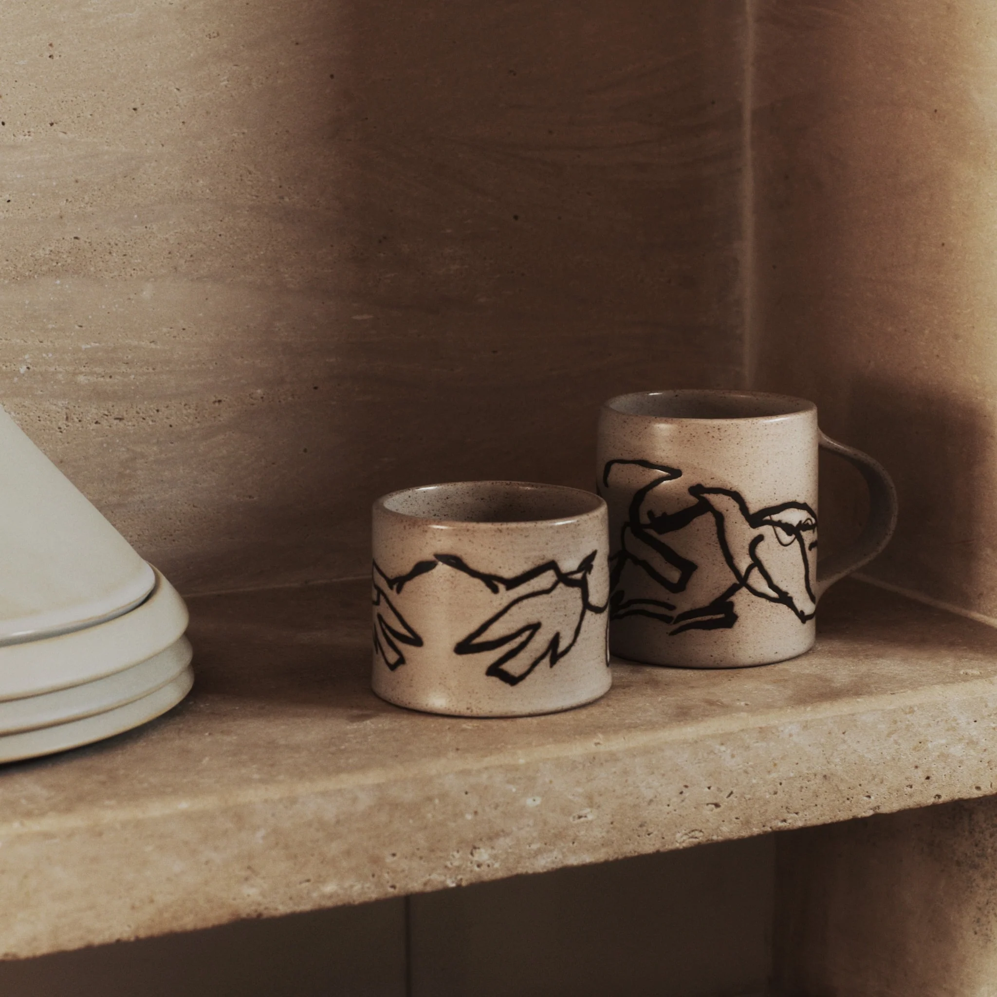 FERM LIVING Vuelo Cup, Cream - Image 2