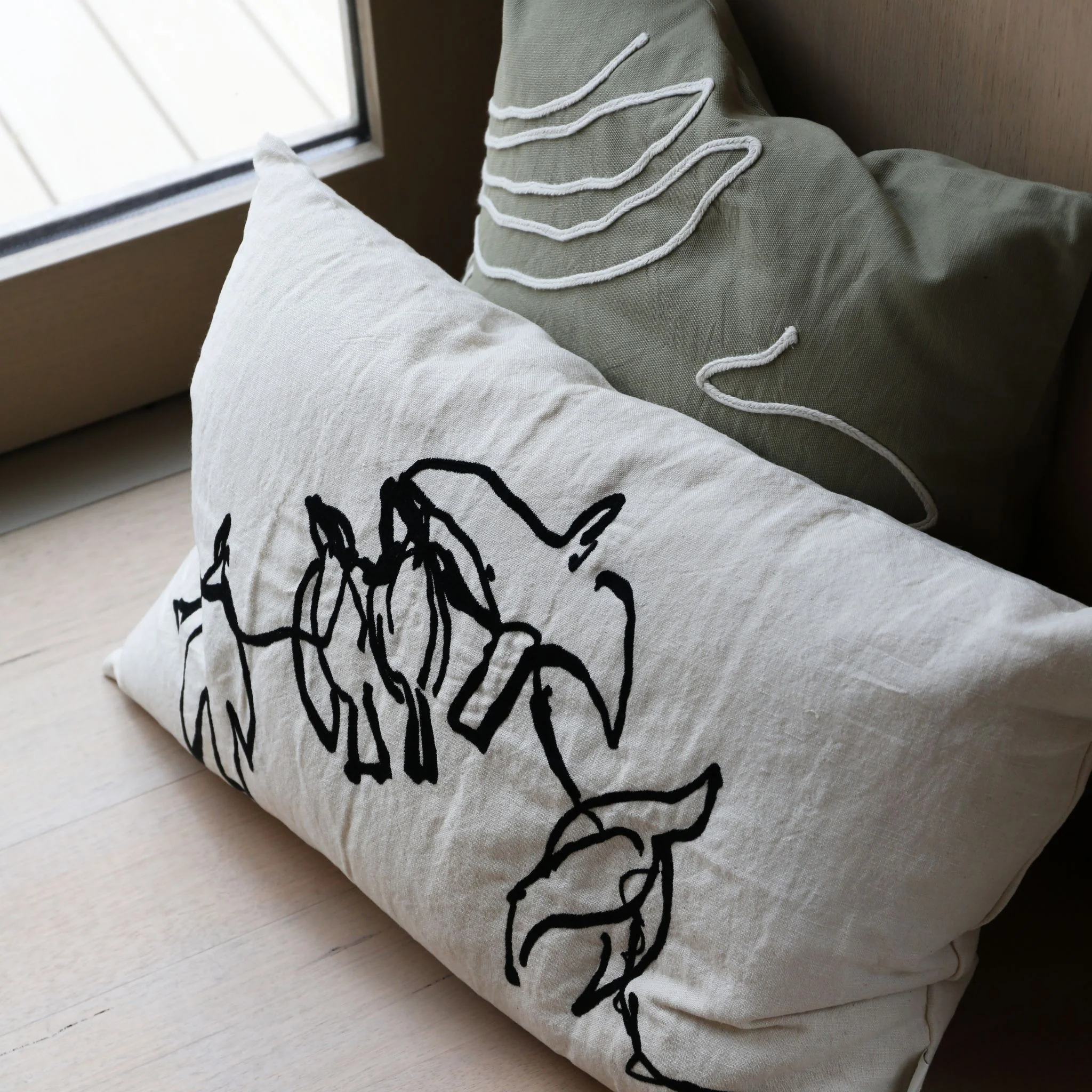 FERM LIVING Vuelo Cushion, Natural - Image 2