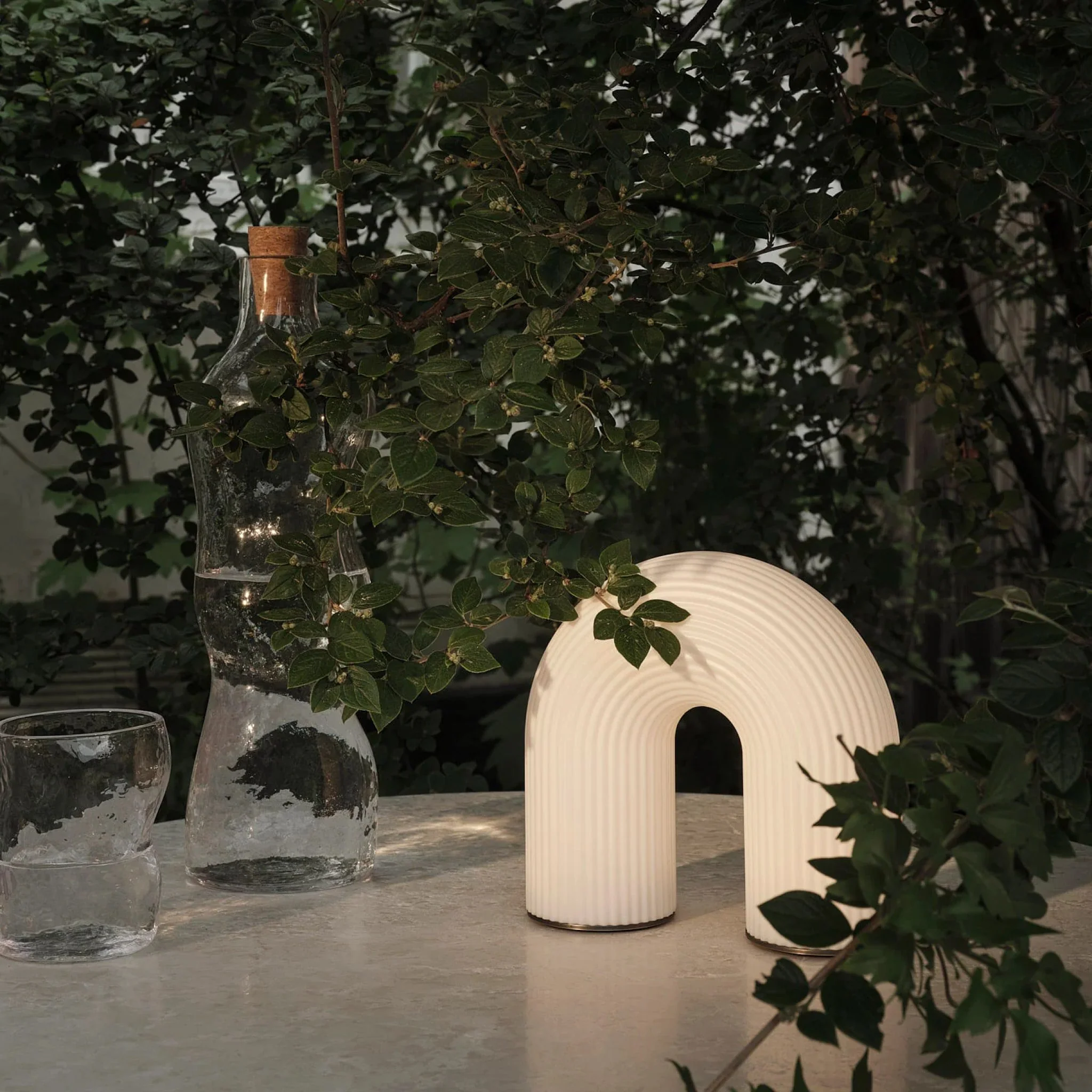 FERM LIVING Vuelta Portable Lamp, White - Image 6