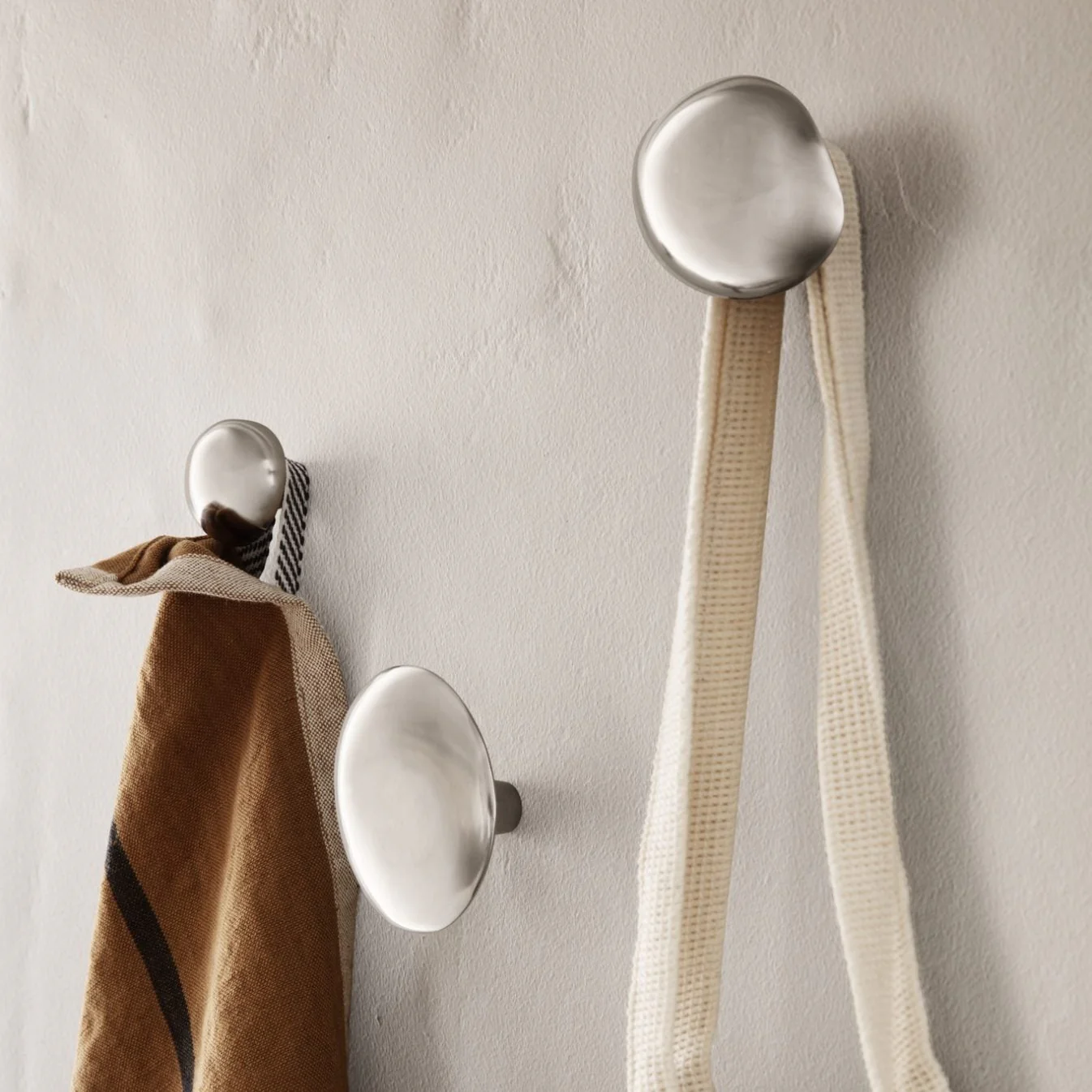 FERM LIVING x Helena Rohner Lemon Wall Hook/Knob, Stainless Steel - Image 2