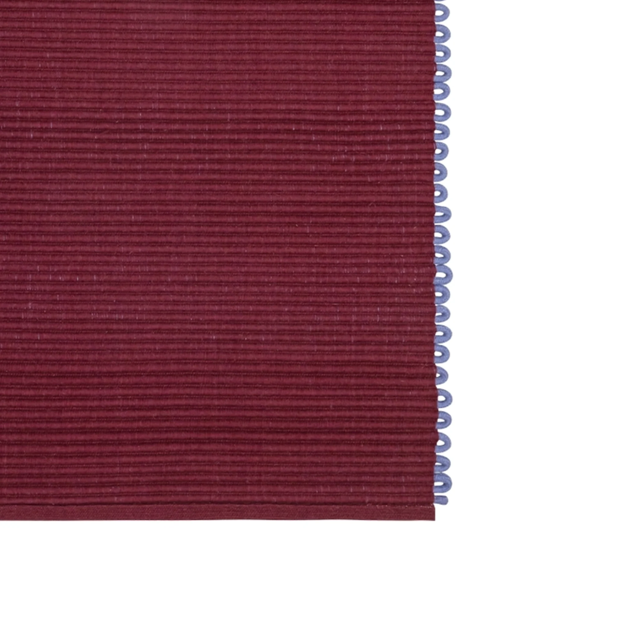 FINARTE Kumpu Wool Rug/Door Mat, 60x90cm, Burgundy - Image 3
