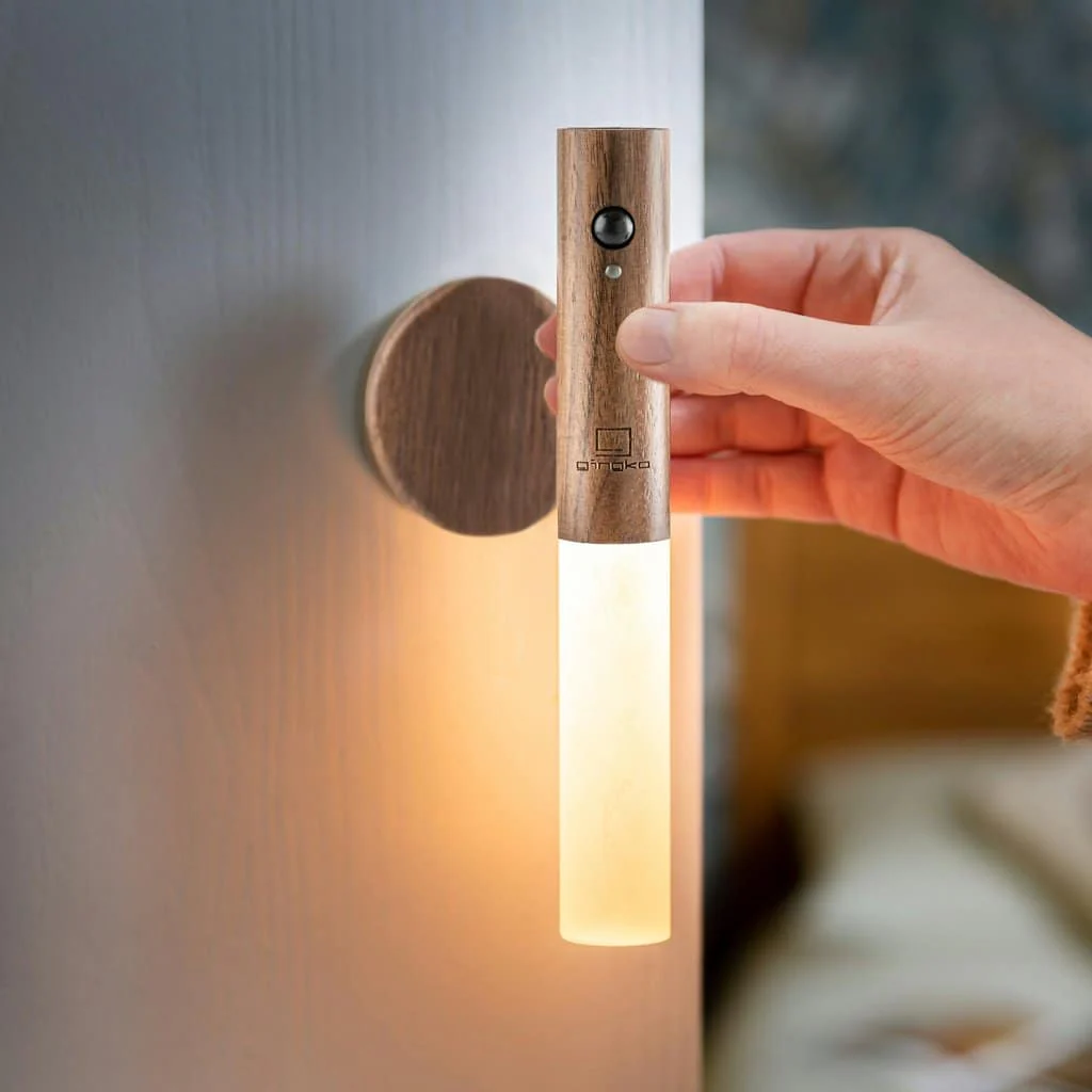 GINGKO Smart Baton Motion Sensor Light, Natural Walnut - Image 6