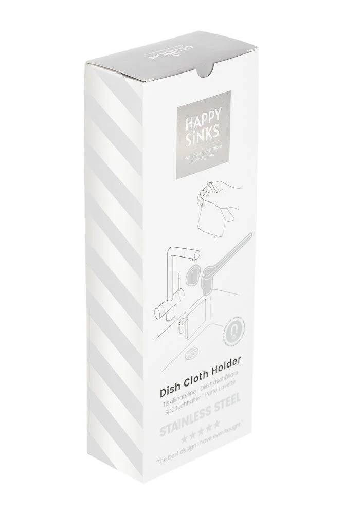 HAPPY SiNKS by MAGISSO Sink Magnetic Stainless Steel Straight Cloth Holder - Image 7