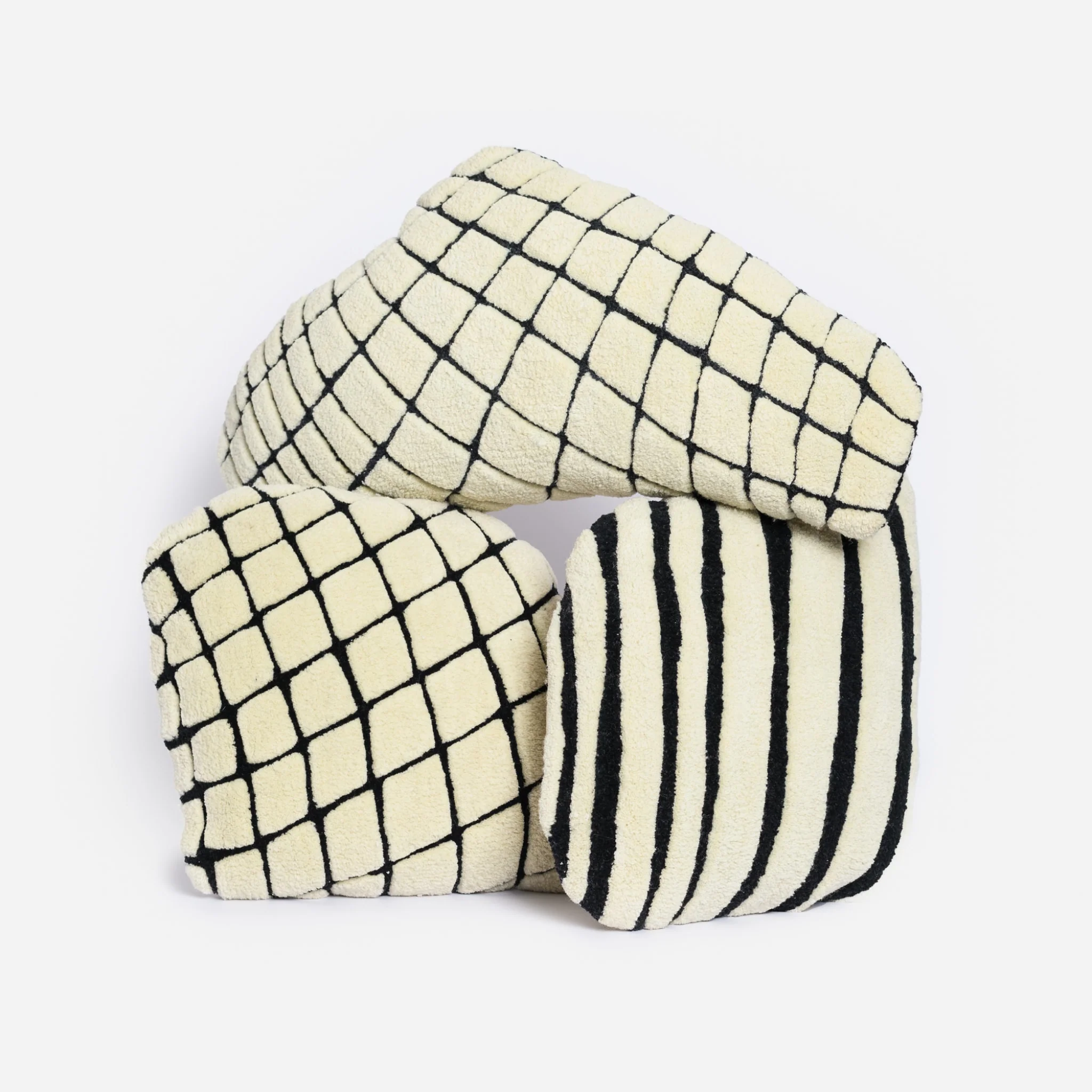 HAUS ÜGER Bonbon Cushion, 42x40cm, Off-White - Image 8