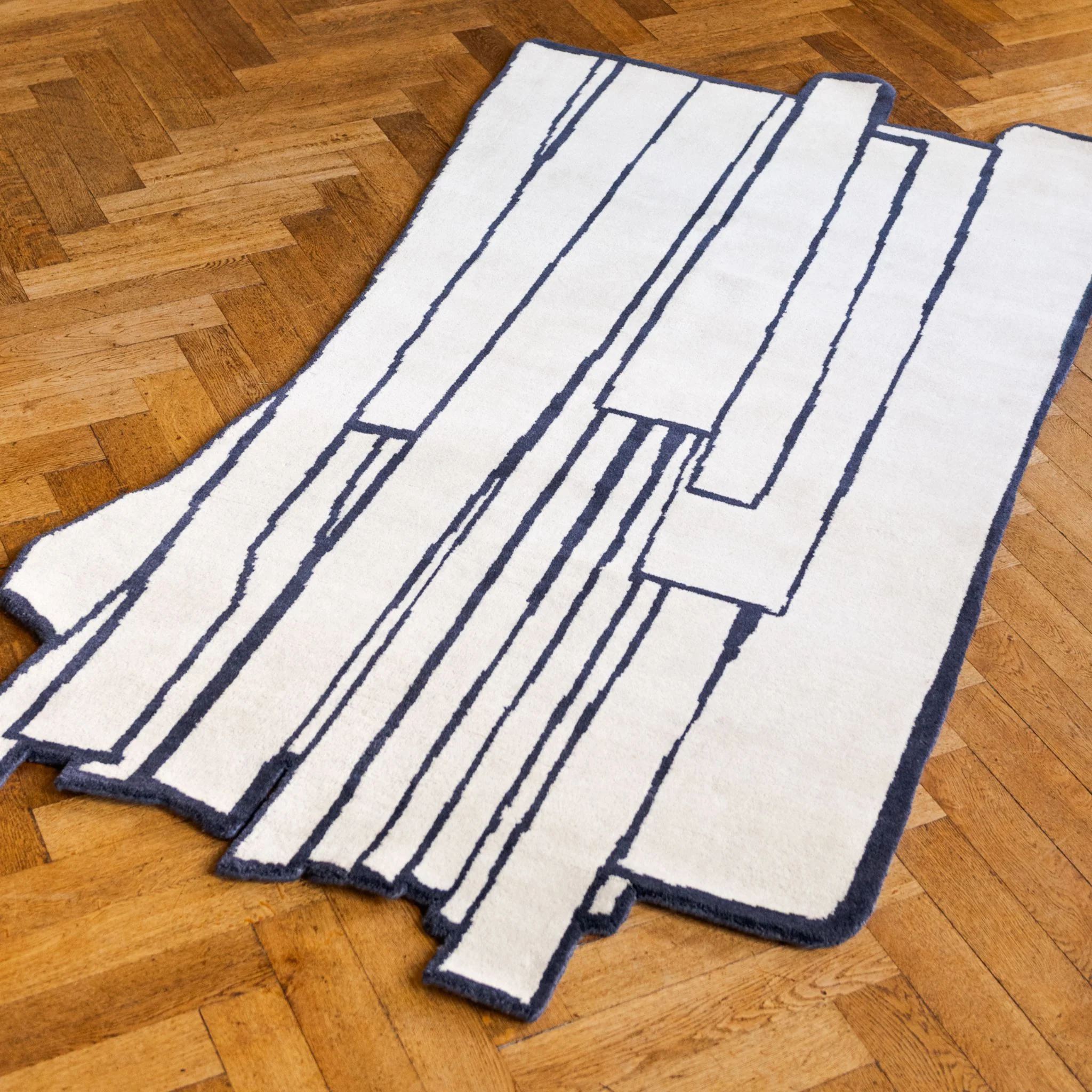 PRE-ORDER │ HAUS ÜGER Wild Mist Wool Rug, 225x125cm, Green - Image 5