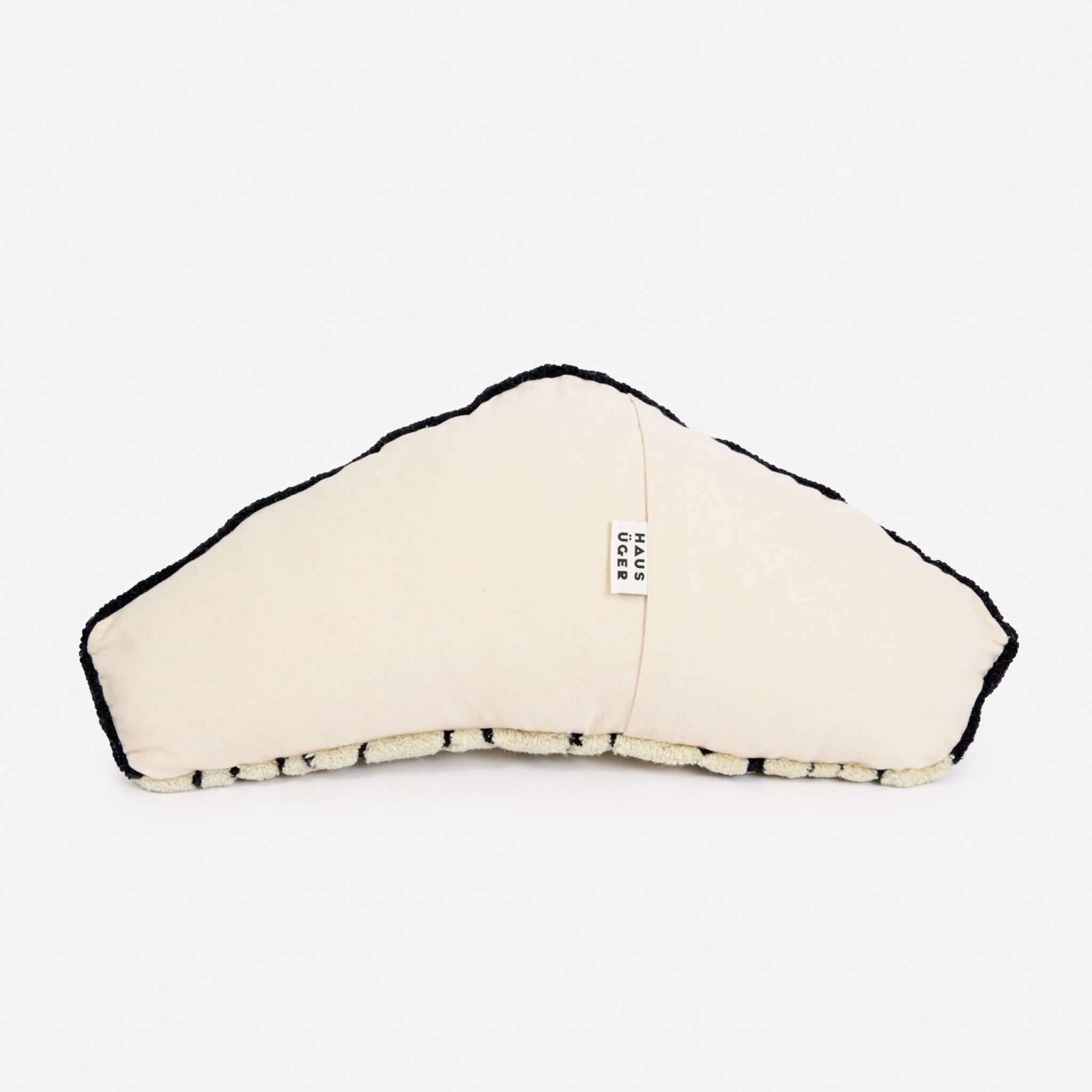 HAUS ÜGER Grid Slim Cushion, 40x80cm, Off-White - Image 7