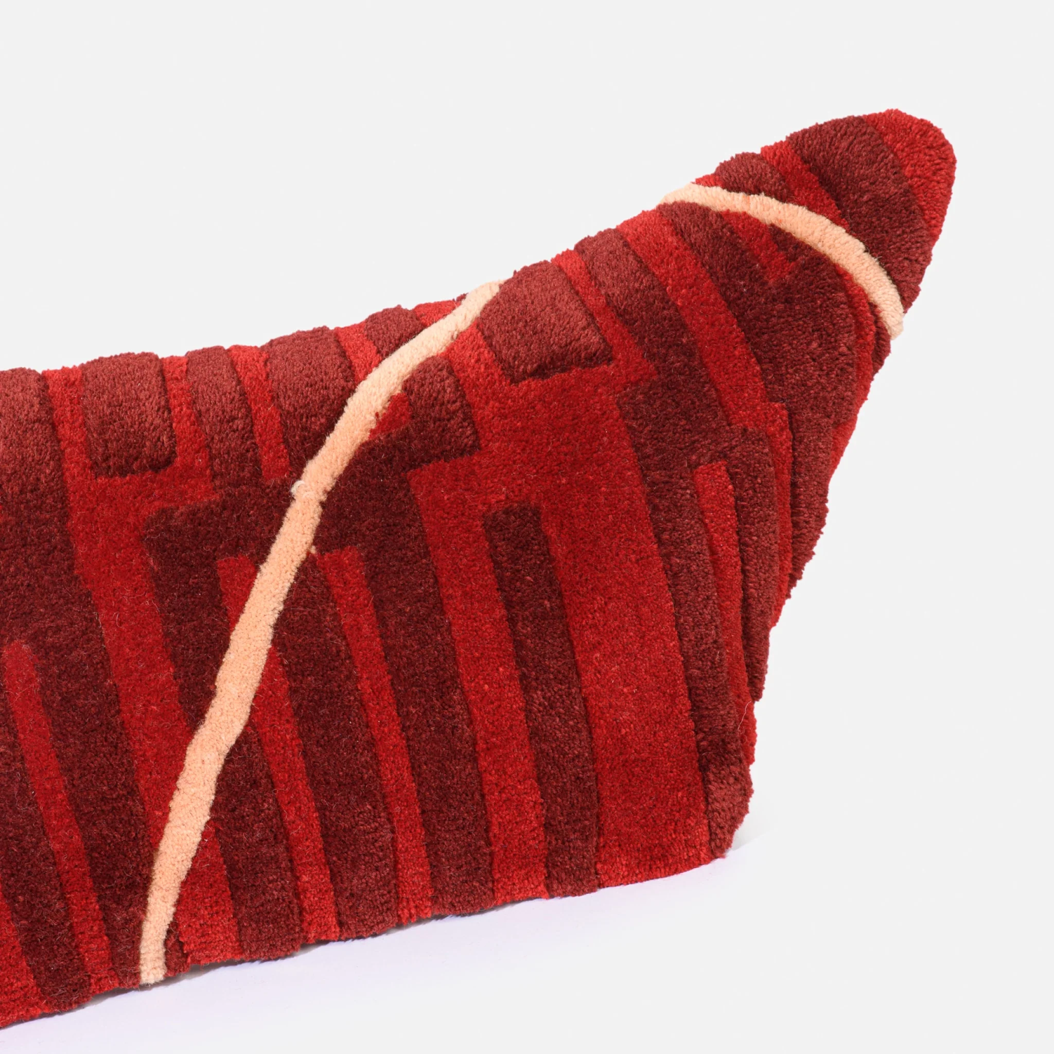 HAUS ÜGER Maya Cushion, 35x60cm, Red - Image 6