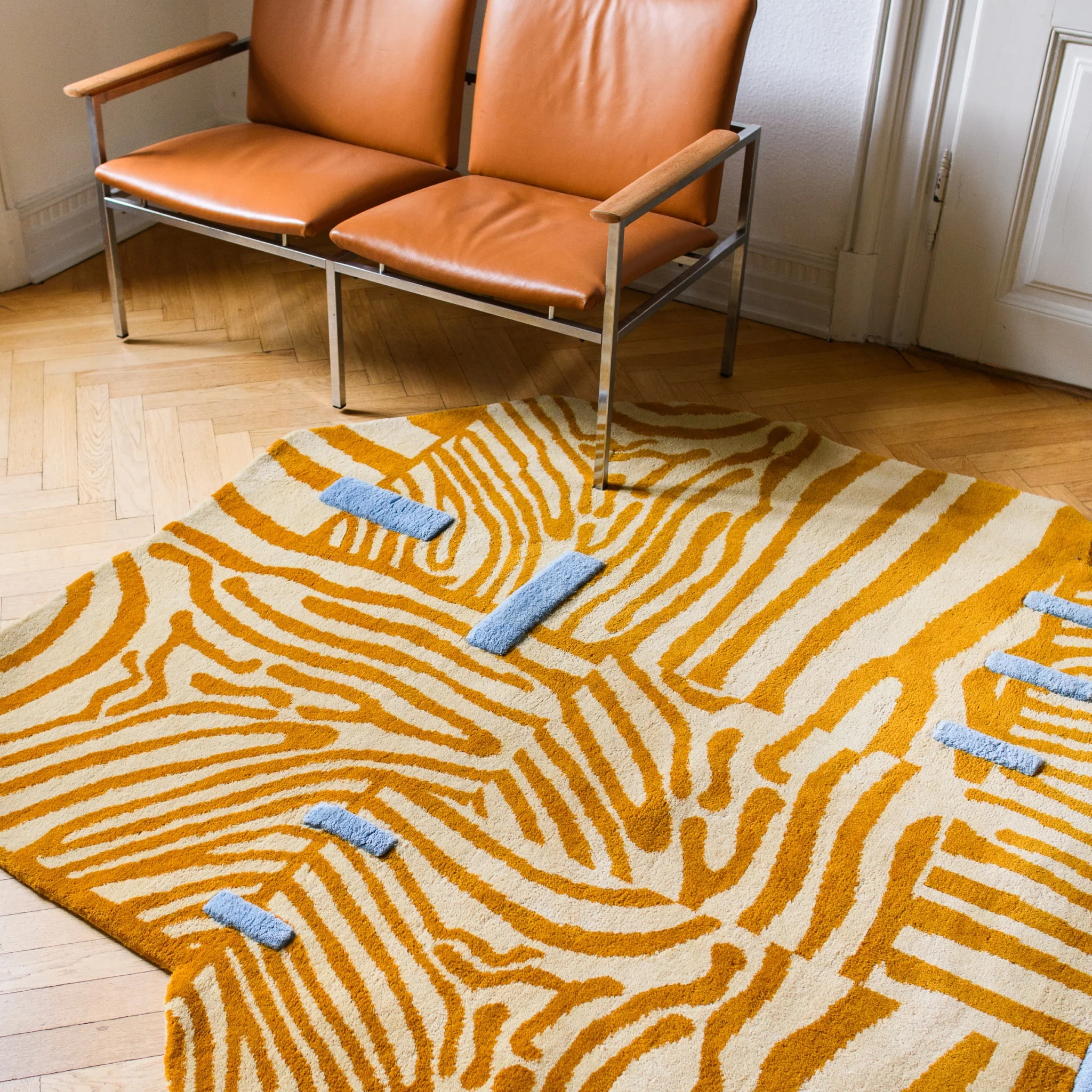 PRE-ORDER │ HAUS ÜGER Wild Mist Wool Rug, 225x125cm, Green - Image 2