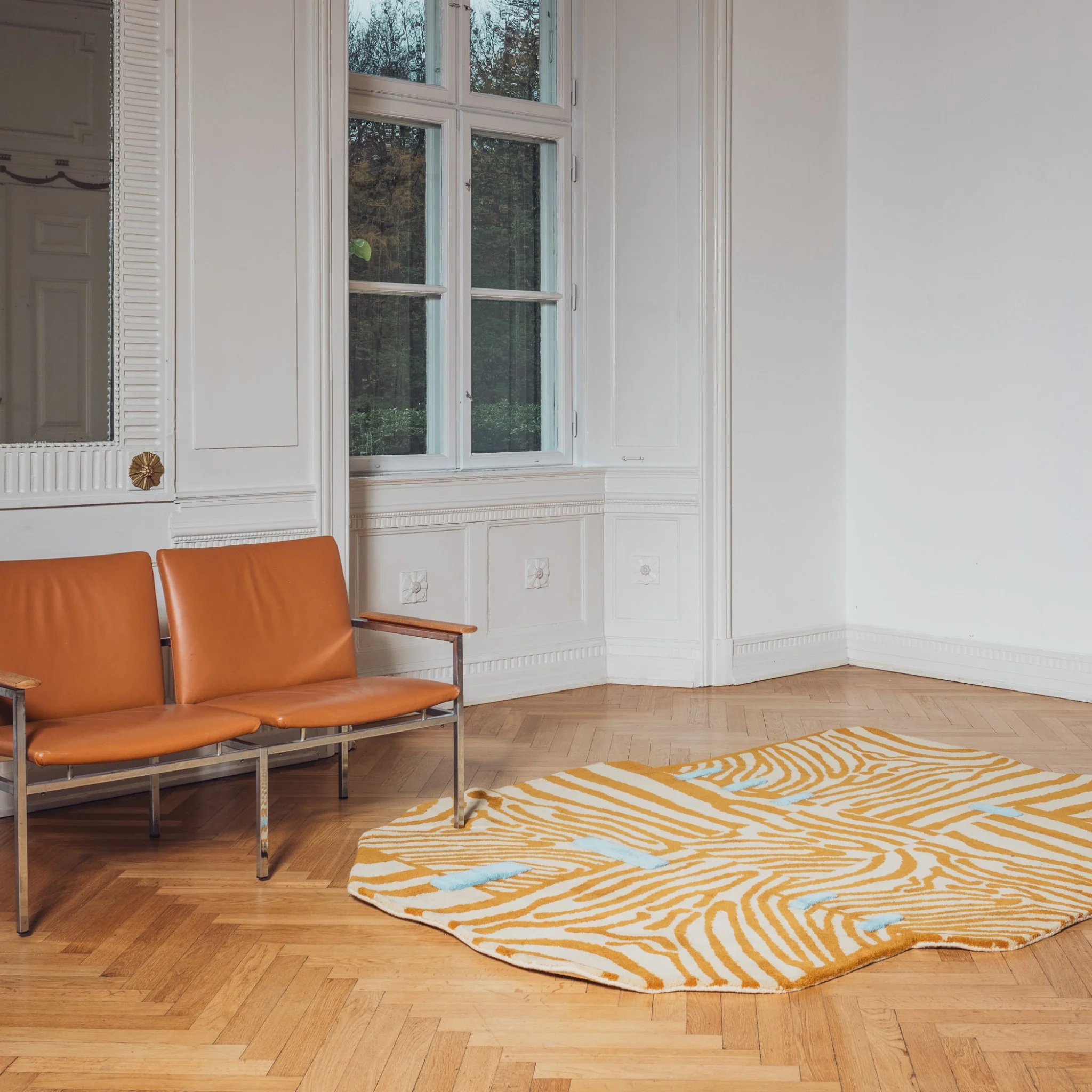 PRE-ORDER │ HAUS ÜGER Wild Mist Wool Rug, 225x125cm, Green - Image 7