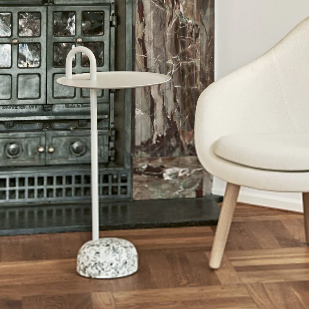 HAY Bowler Side Table, Cream White - Image 4