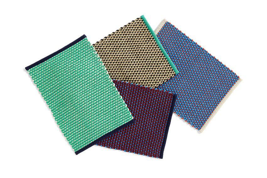 HAY Door Mat, 50x70cm, Burgundy - Image 3