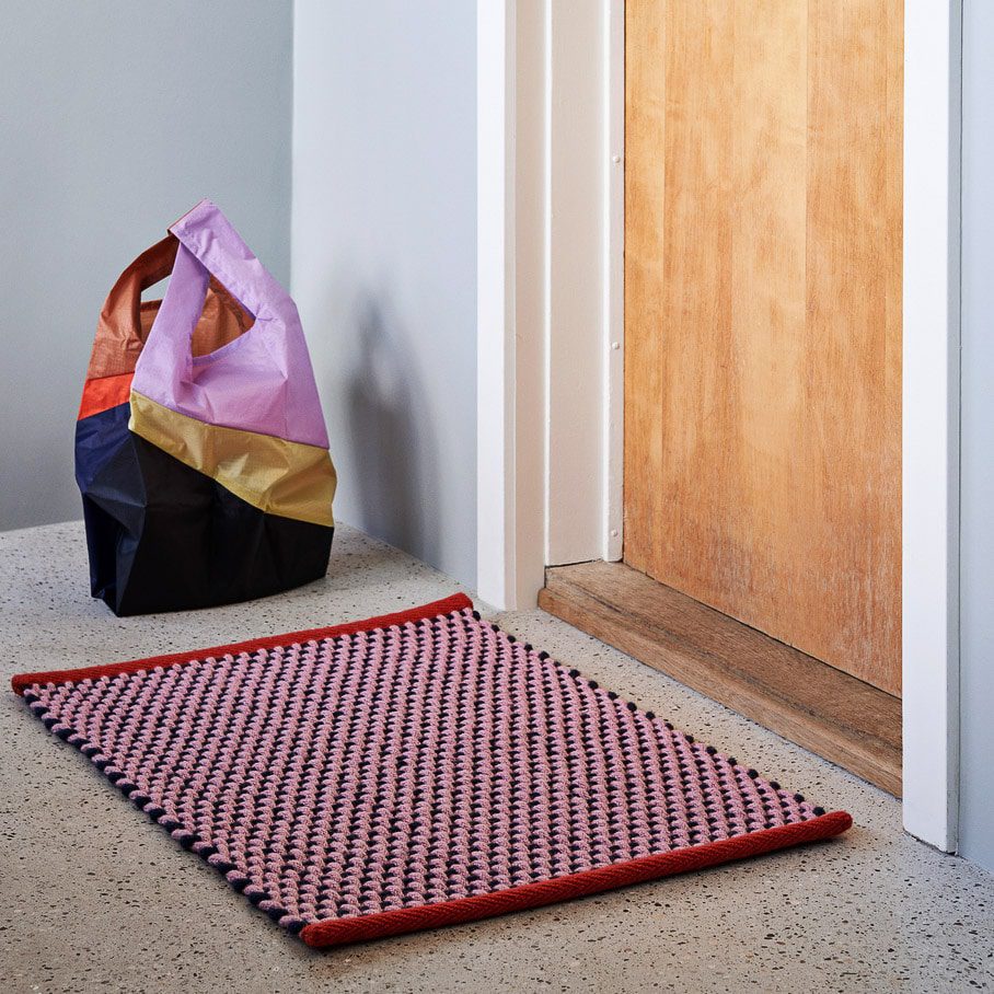 HAY Door Mat, 50x70cm, Pink - Image 3