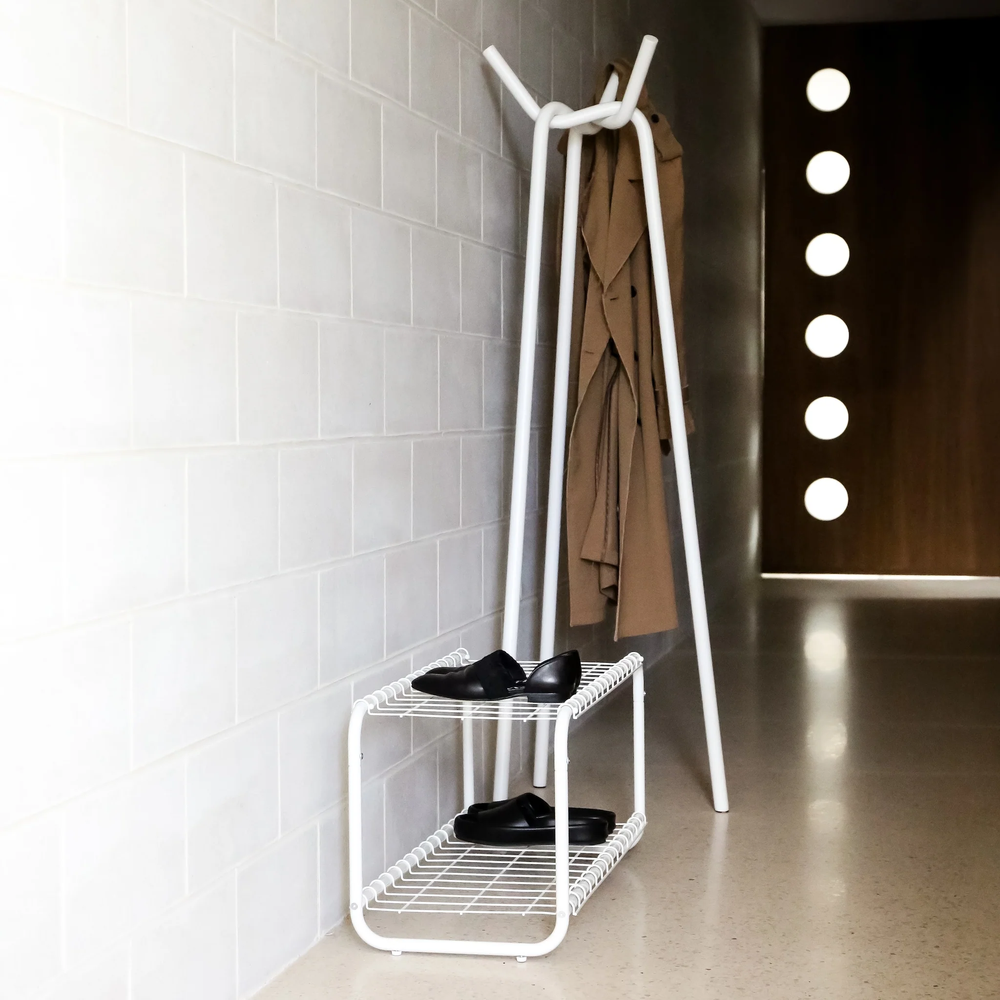 HAY Knit Coat Rack, White - Image 4