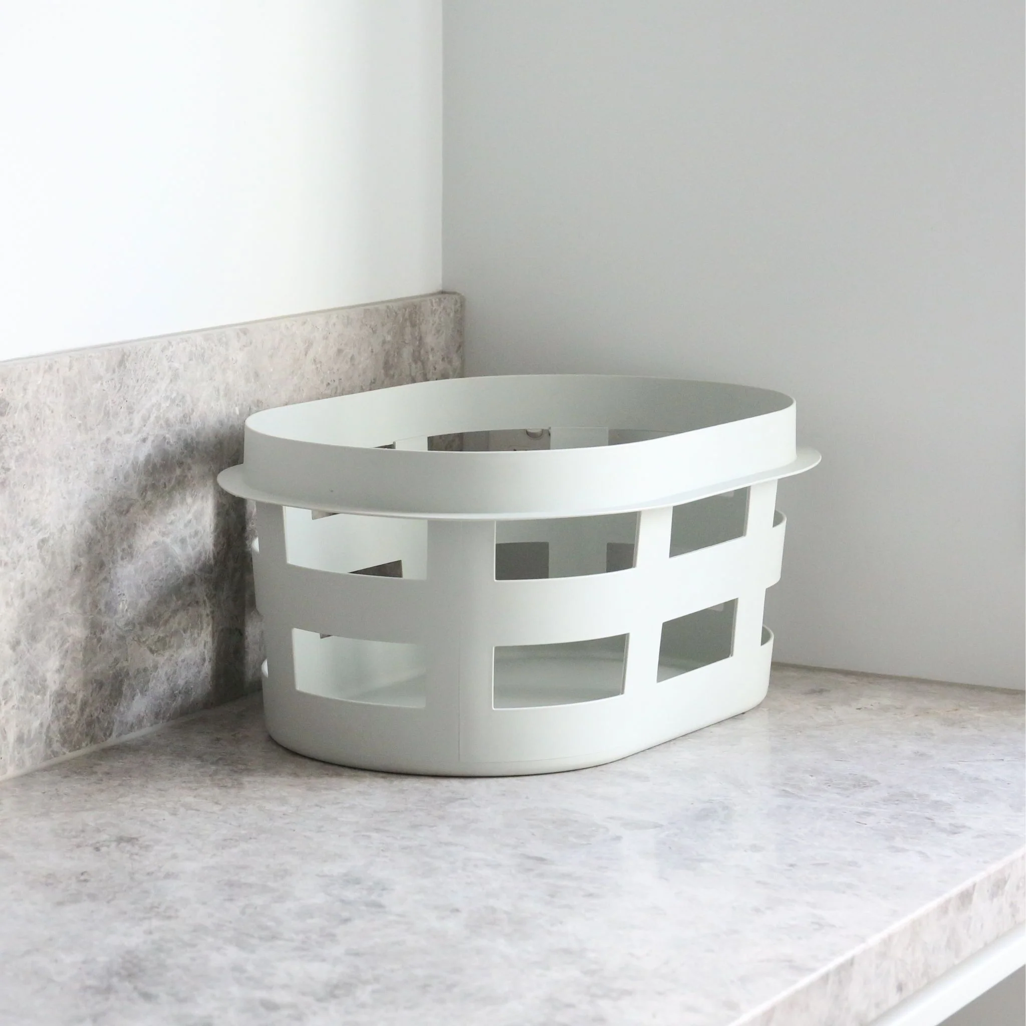 HAY Washing Laundry Basket, Light Grey - Image 5