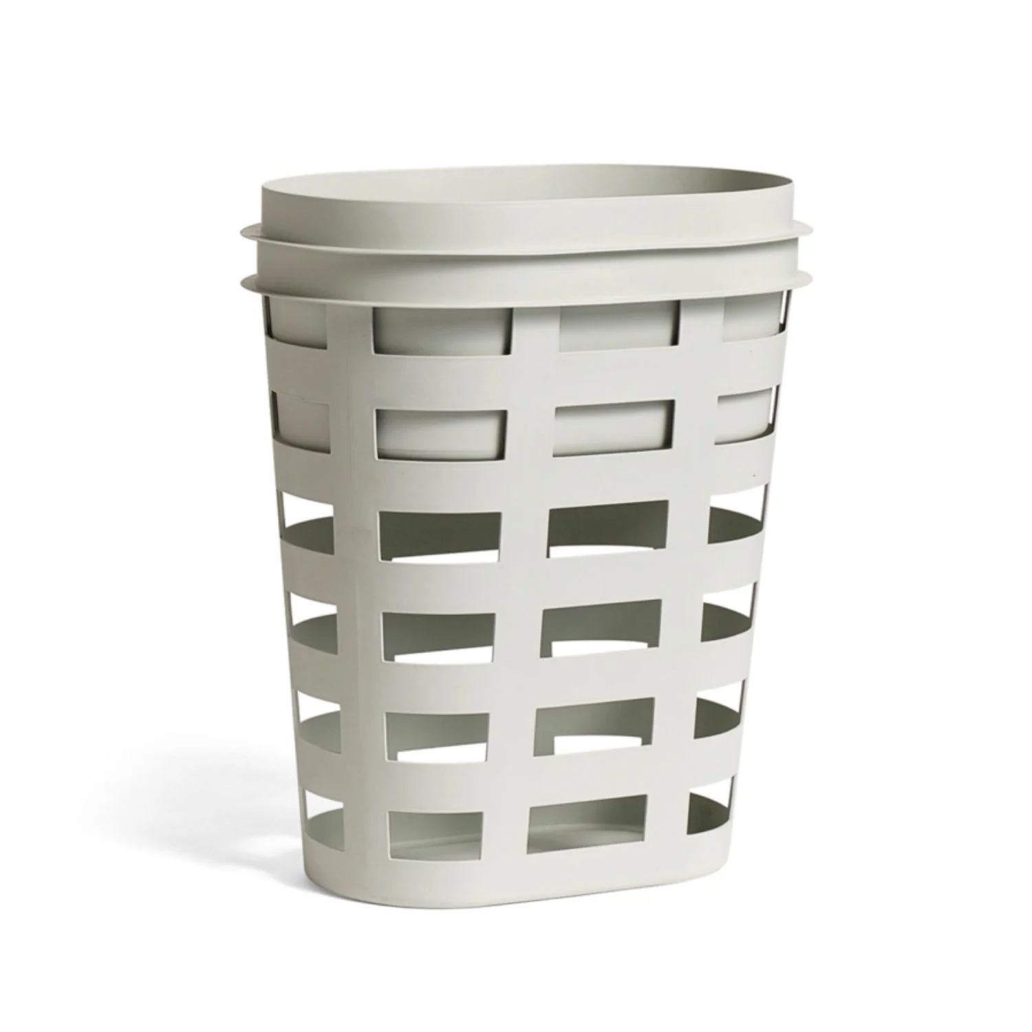 HAY Washing Laundry Basket, Light Grey - Image 7