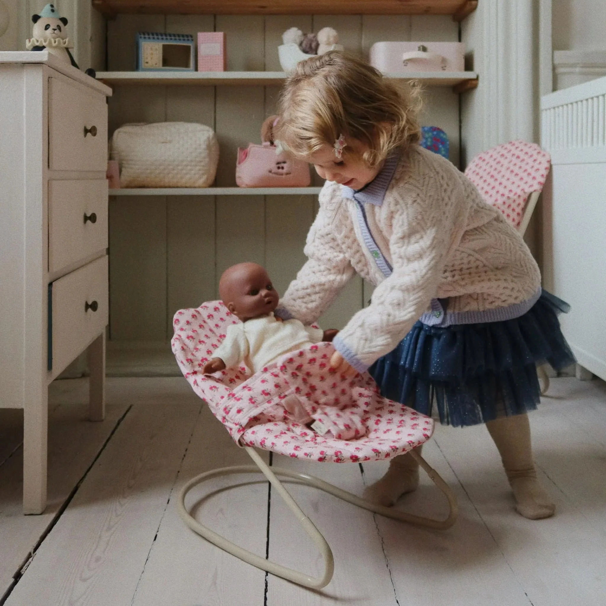 KONGES SLØJD Doll Bouncer Toy, Rosie Rose - Image 2