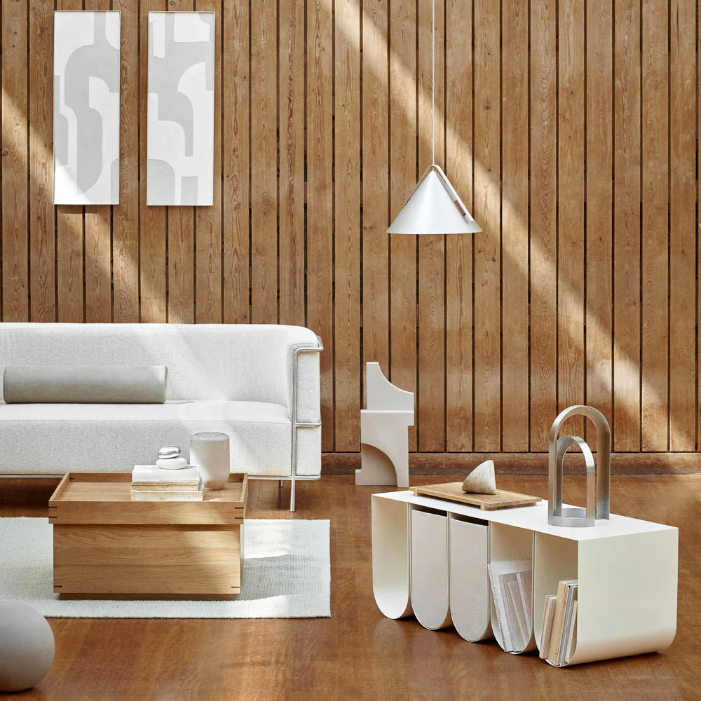PRE-ORDER │ KRISTINA DAM STUDIO Curved Bench, Beige - Image 5