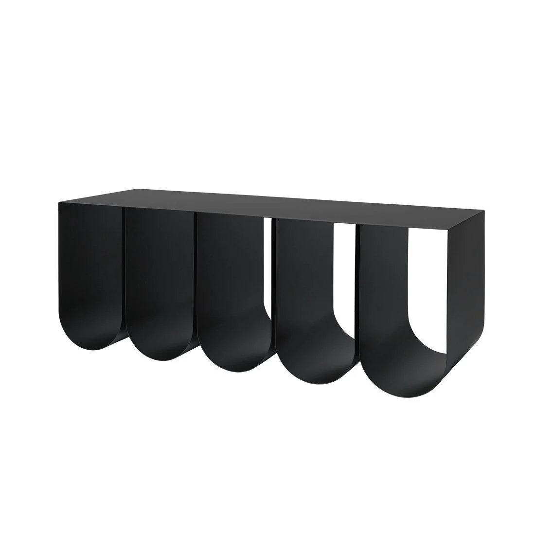 KRISTINA DAM STUDIO Curved Bench, Black - Image 2