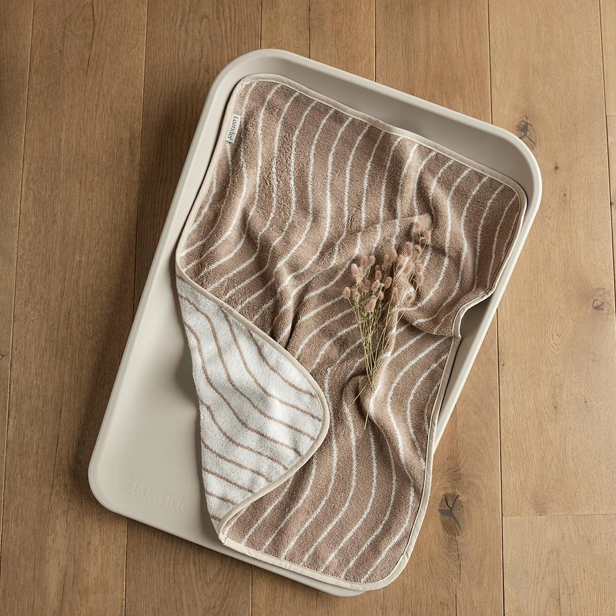 LEANDER Matty Organic Topper, Woodland, Cappuccino - Image 2